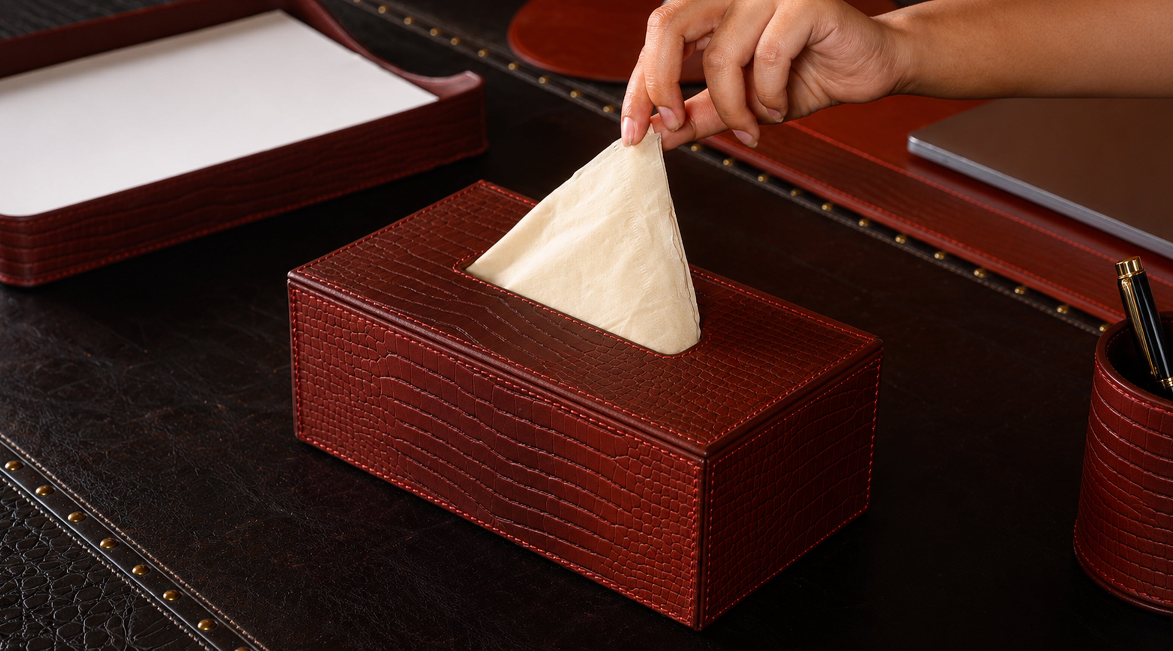 Are Leather Office Table Accessories Better for Premium Workspaces?