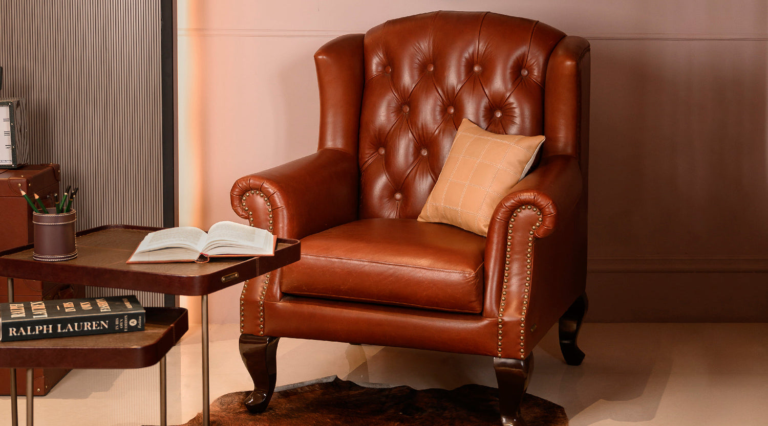 Top 7 Spaces That Instantly Elevate with a Chesterfield Leather Chair & Sofa!!