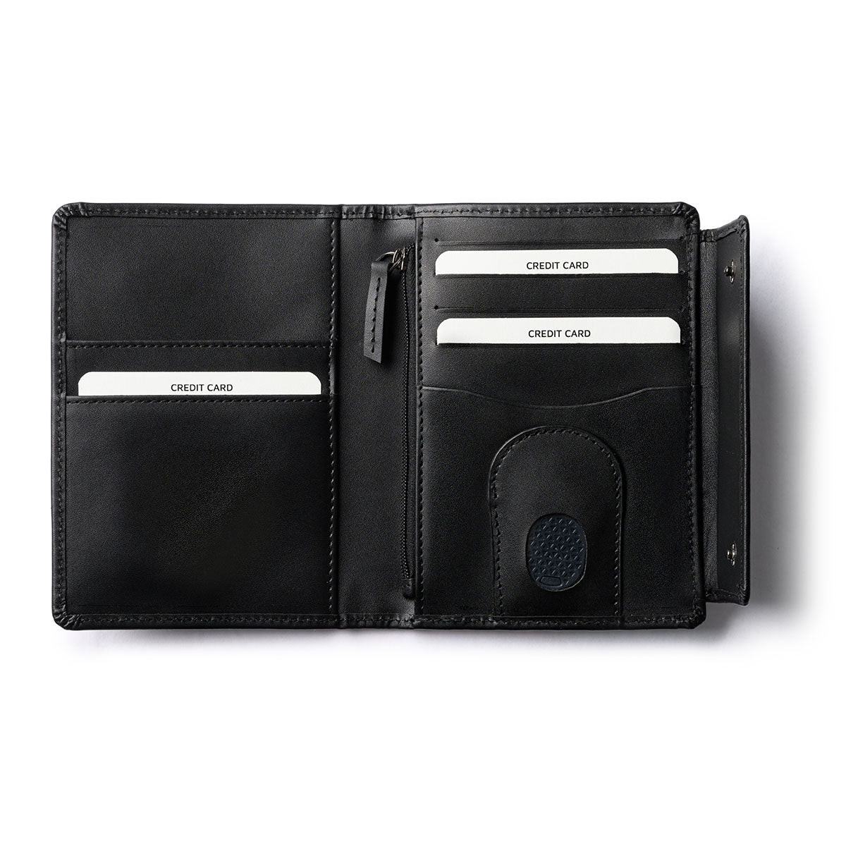 Orbit Smart Passport Holder Tri-Fold Black