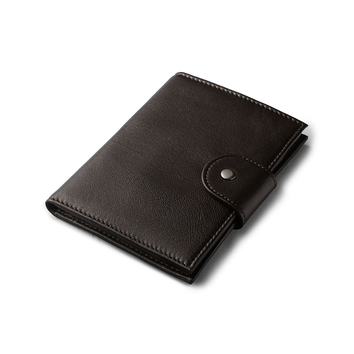 Orbit Smart Passport Holder Bi-Fold Brown