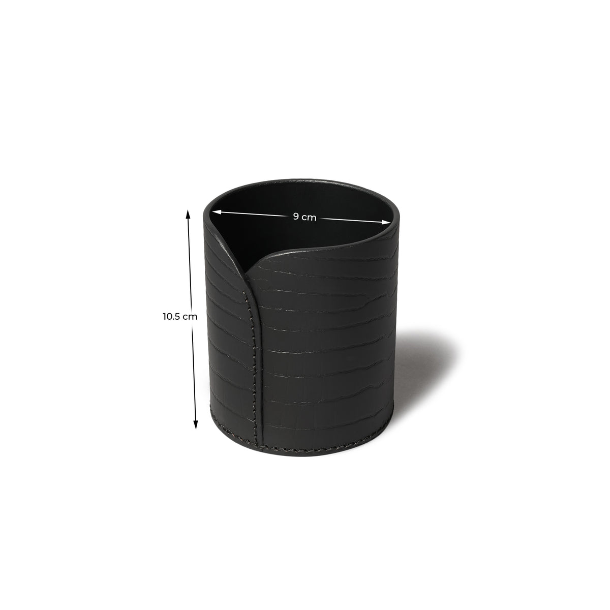 Sterling Croco Pencup Black