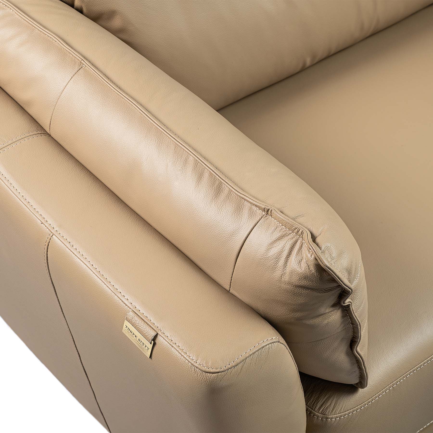 Aara London Studio Three Seater Sofa Taupe