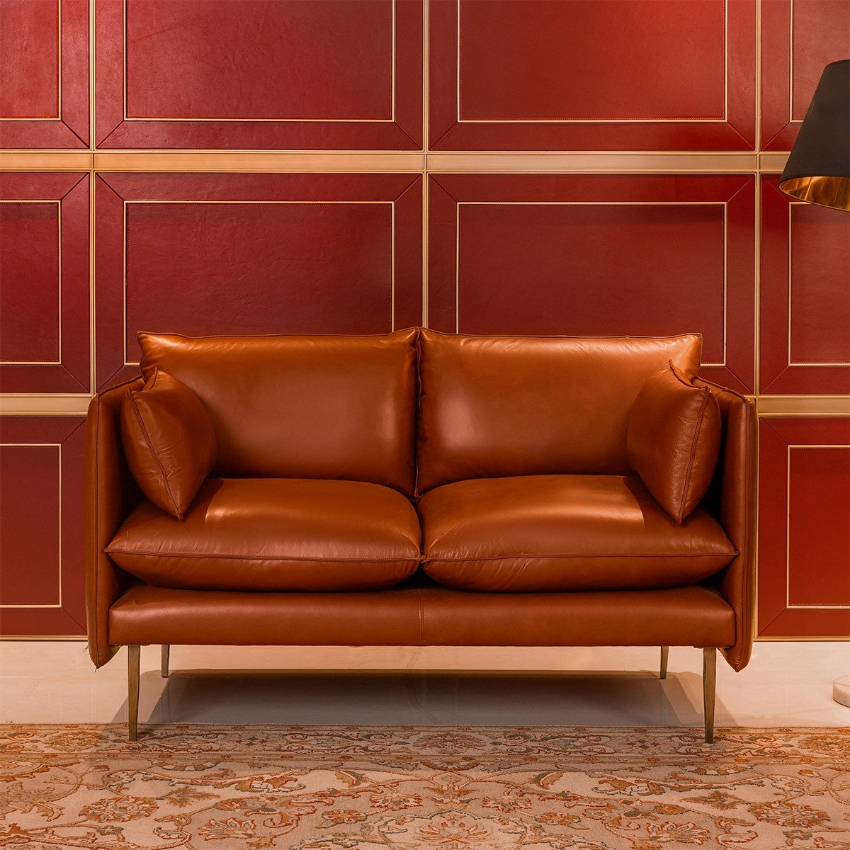 Aara Two seater sofa Tan - Three Sixty Life