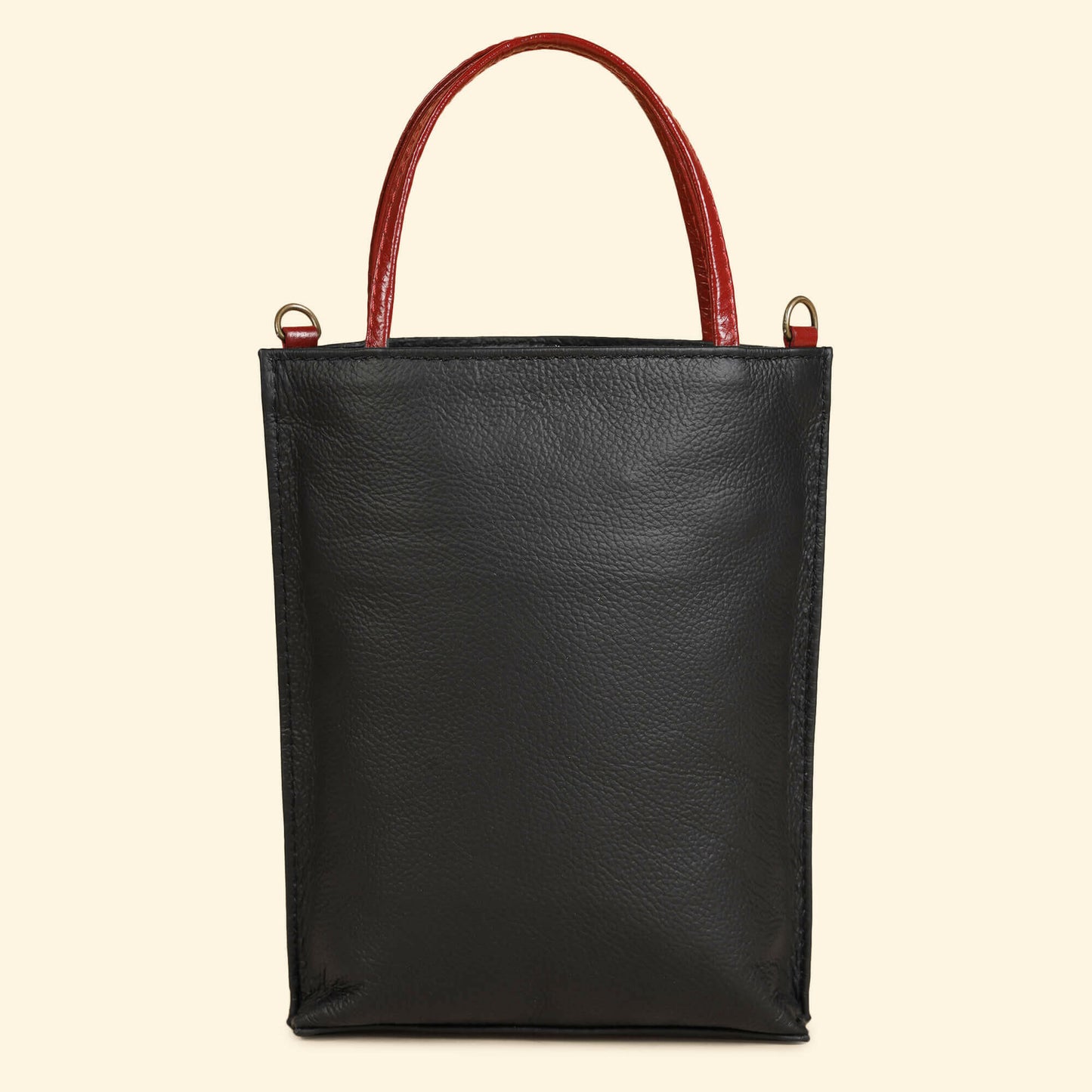 Auna Sling Bag- Genuine Waxy Leather Black