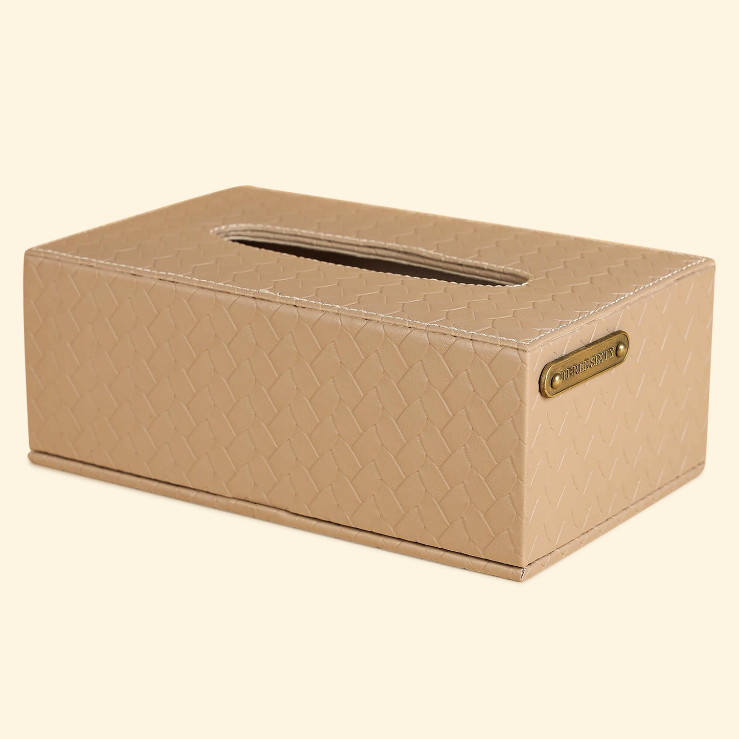 Beige Tissue Box