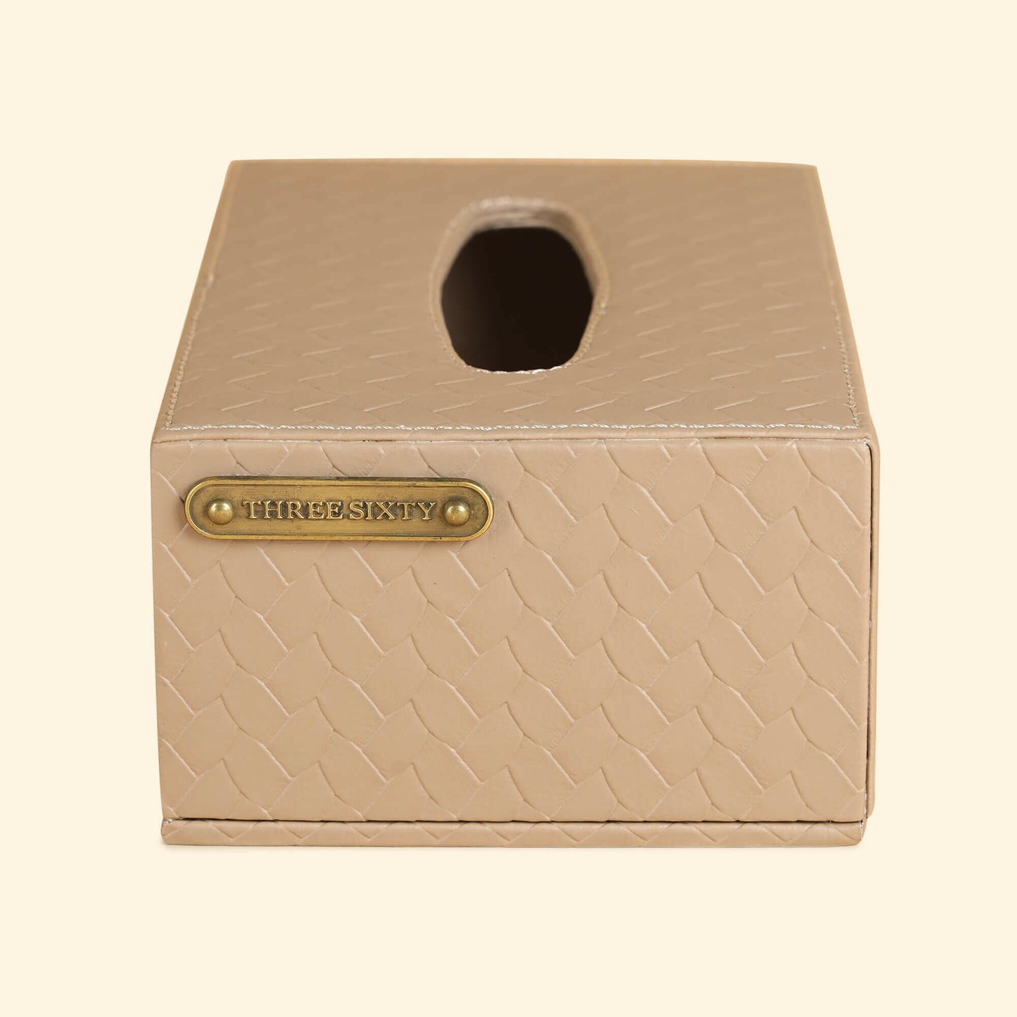 Beige Tissue Box