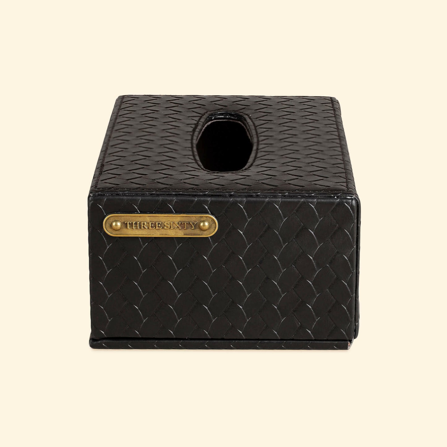 Black Tissue Box