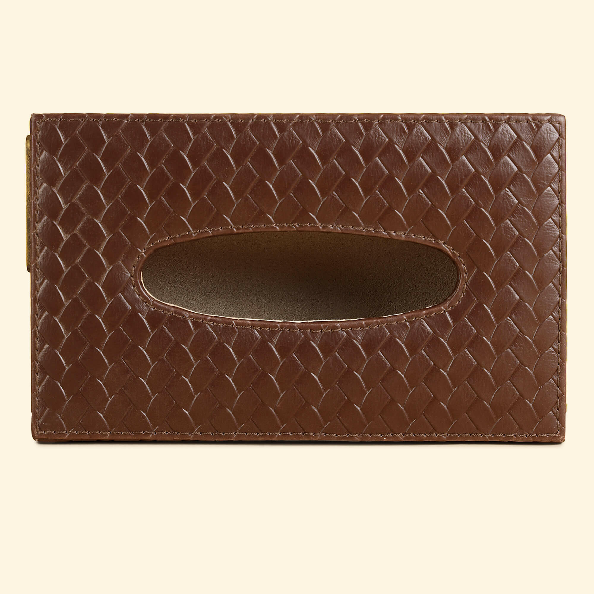 Entwine Brown Tissue Box