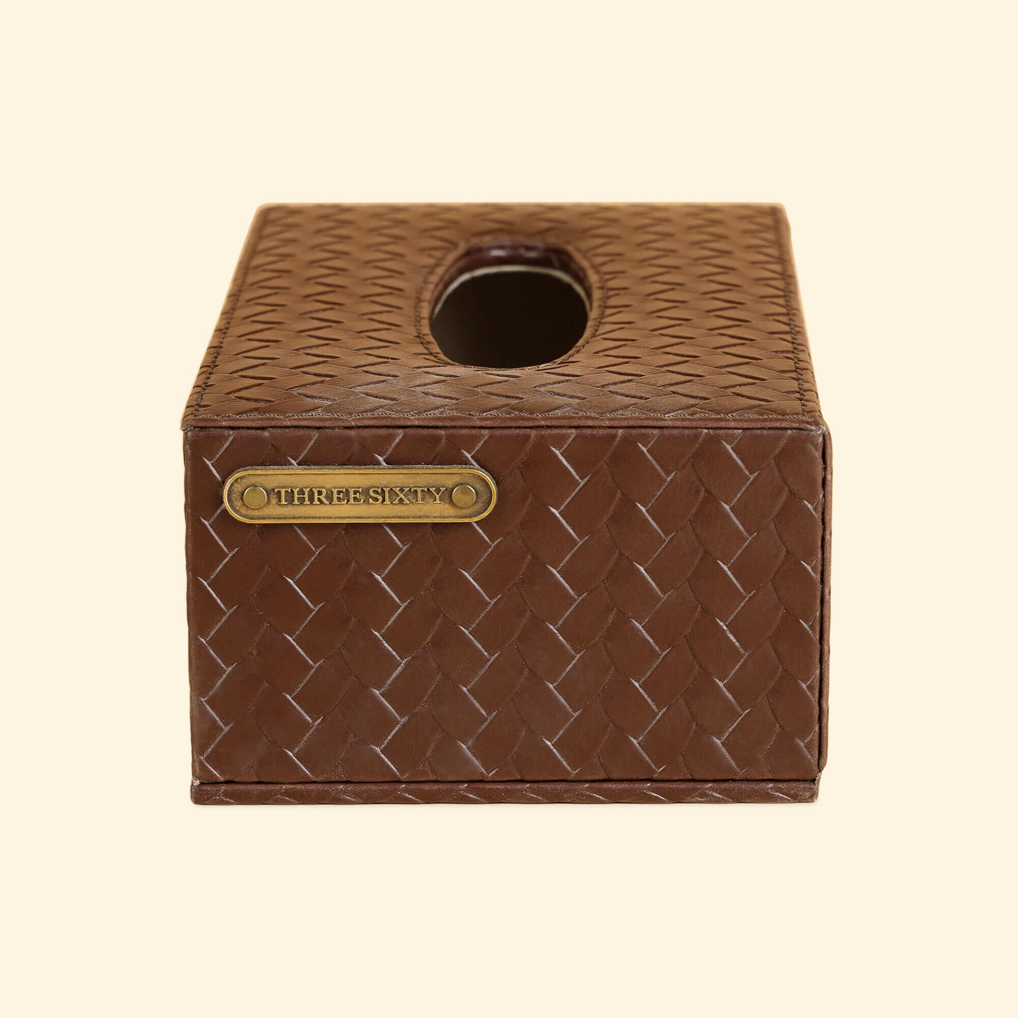 Entwine Brown Tissue Box