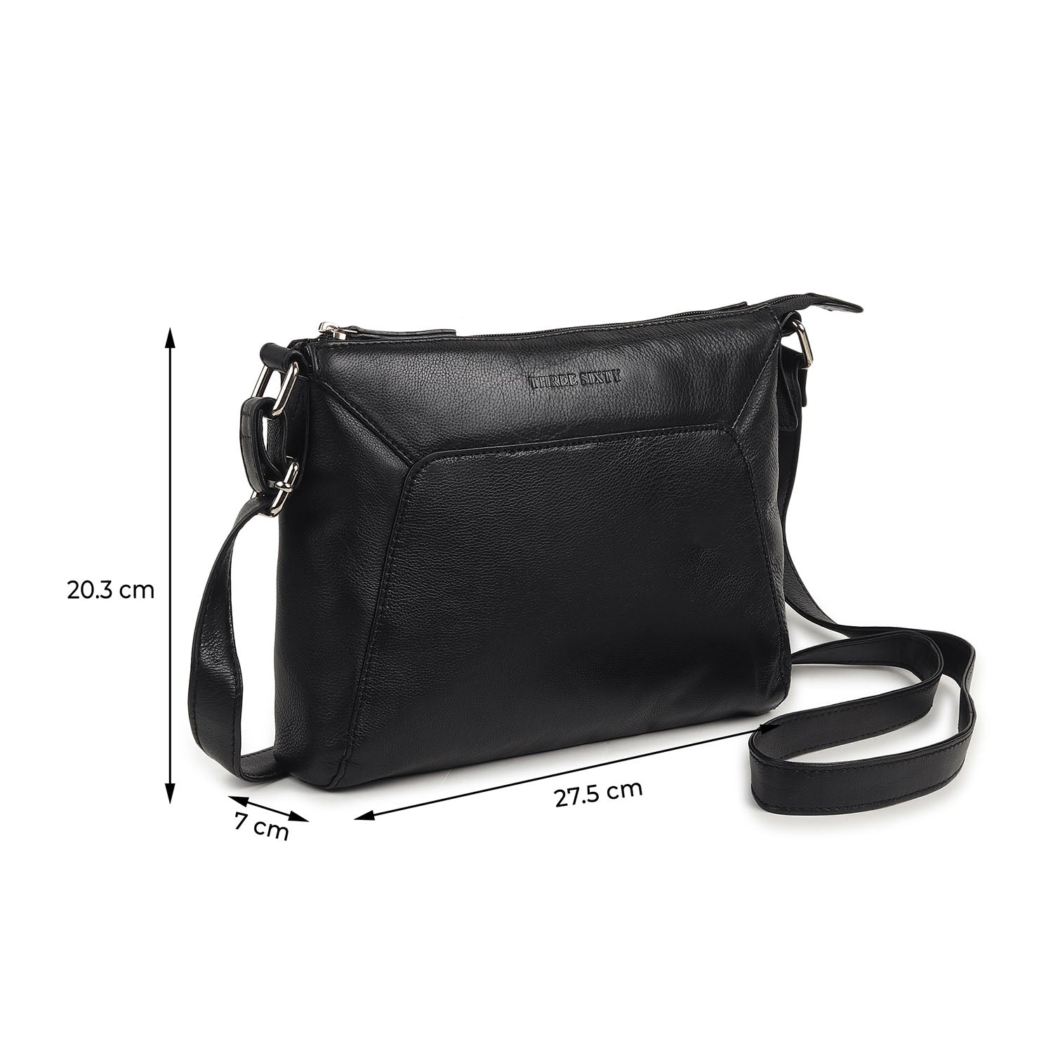 Chelsea Messenger Bag Black