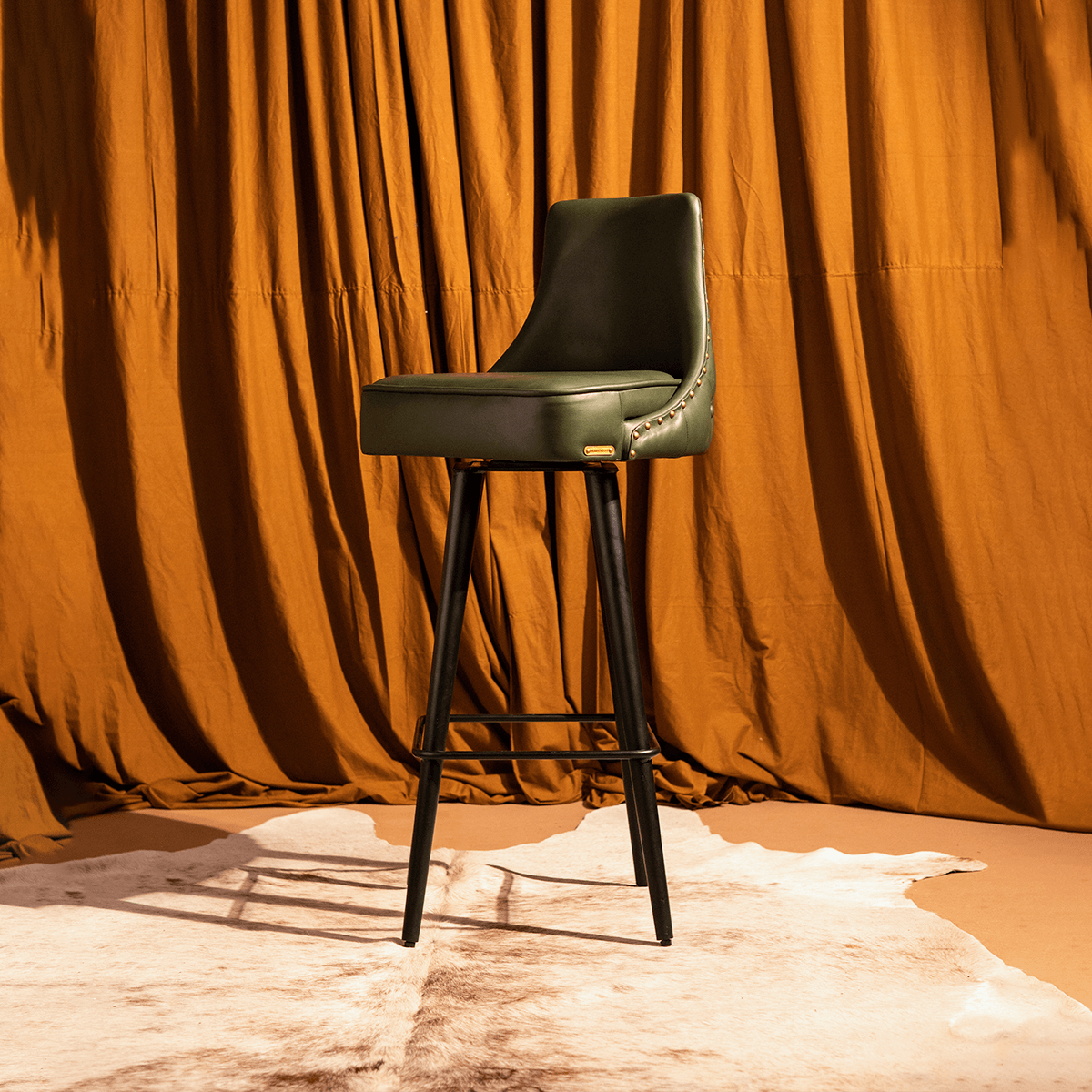 Chester Bar Stool Green