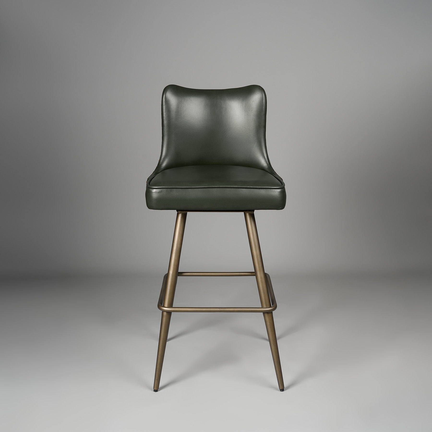 Chester Bar Stool Antique Legs Green