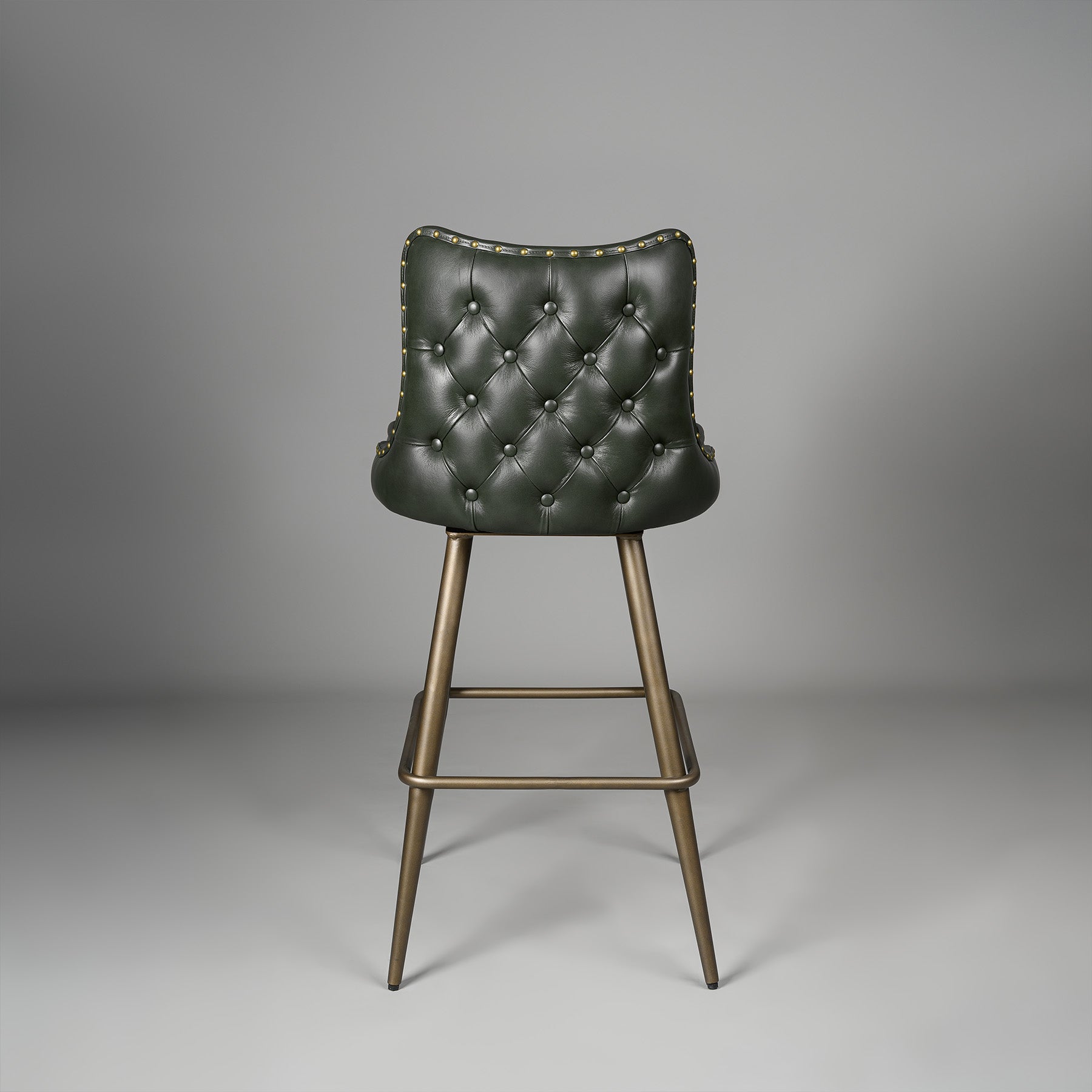 Chester Bar Stool Antique Legs Green
