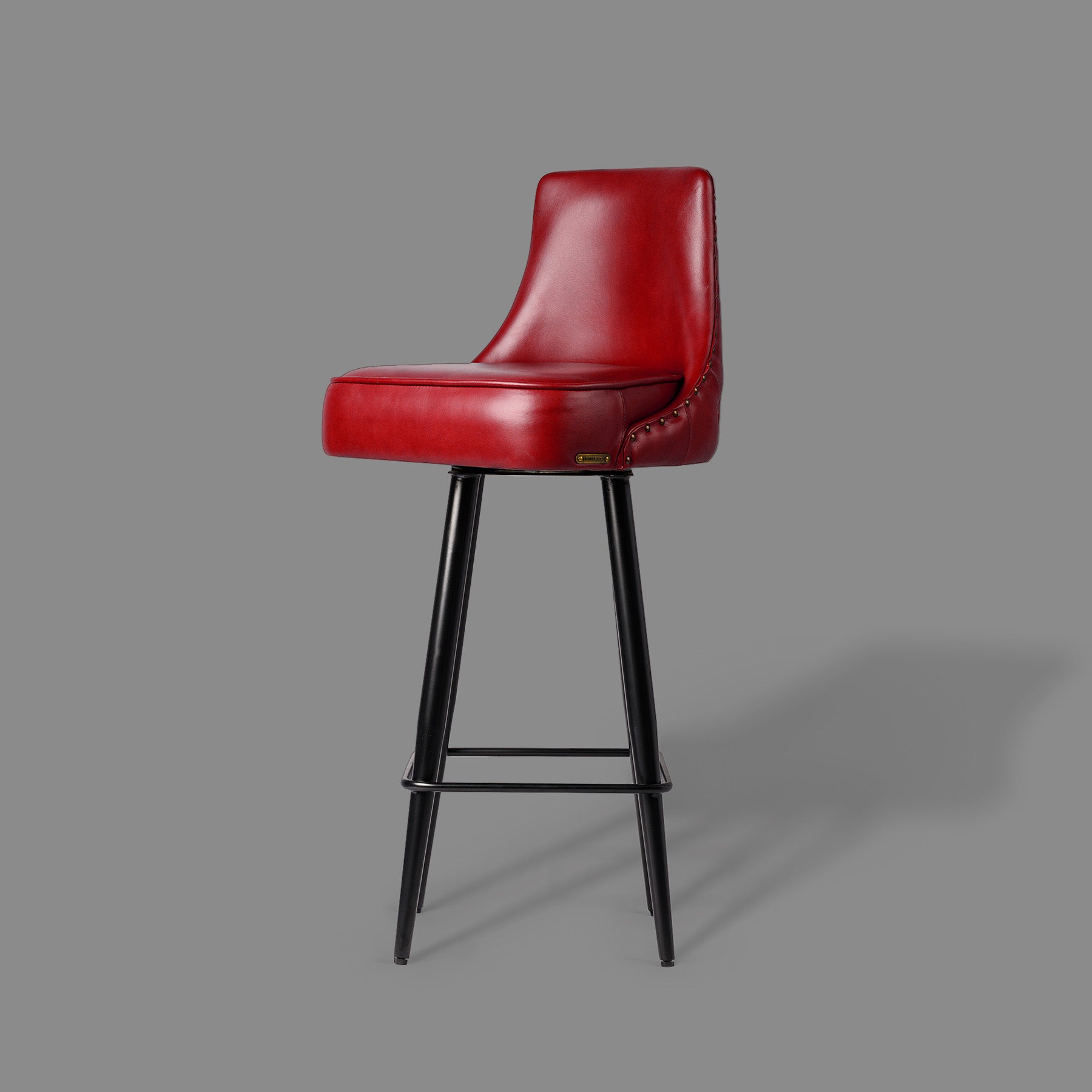 Red bar stool
