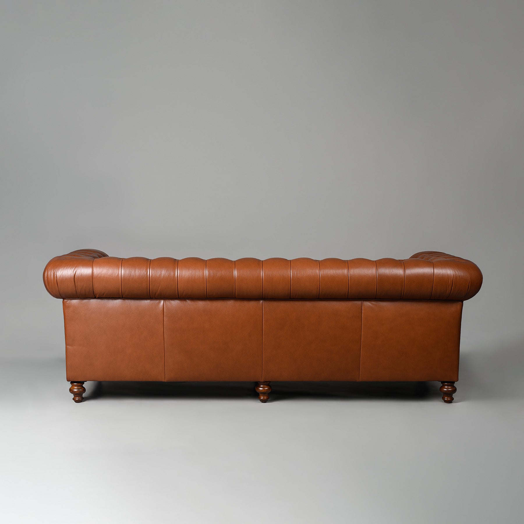 Classic Chesterfield Three Seater Sofa Cognac