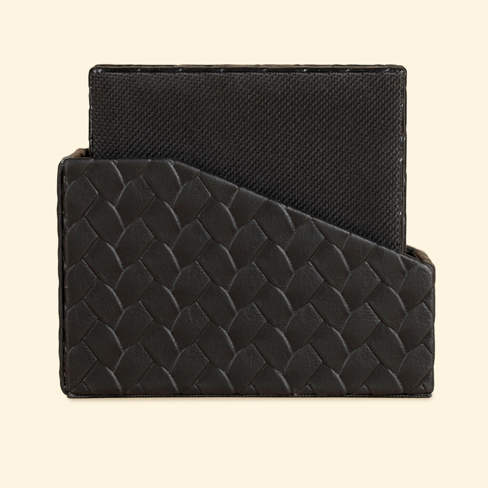 Entwine Coasters Set Of 6 Black