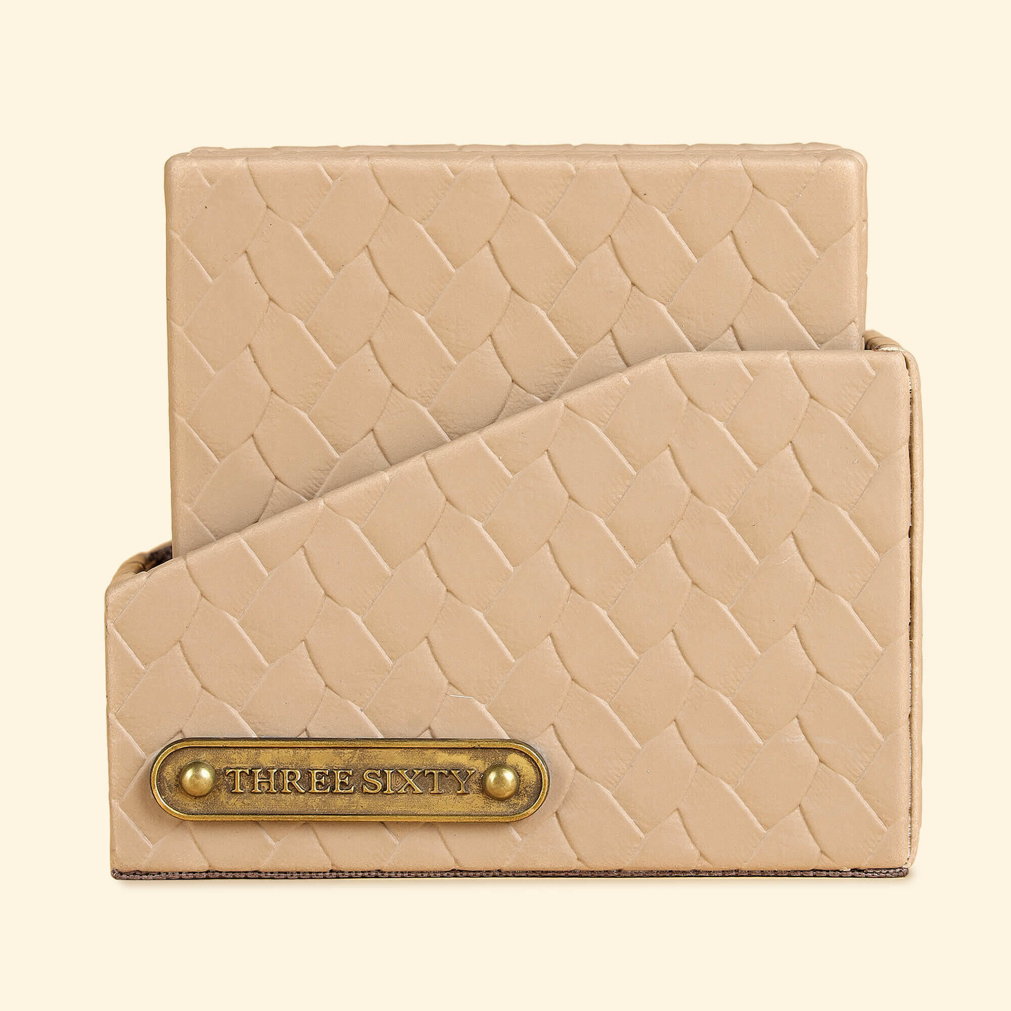 Entwine Coasters Set Of 6 Beige