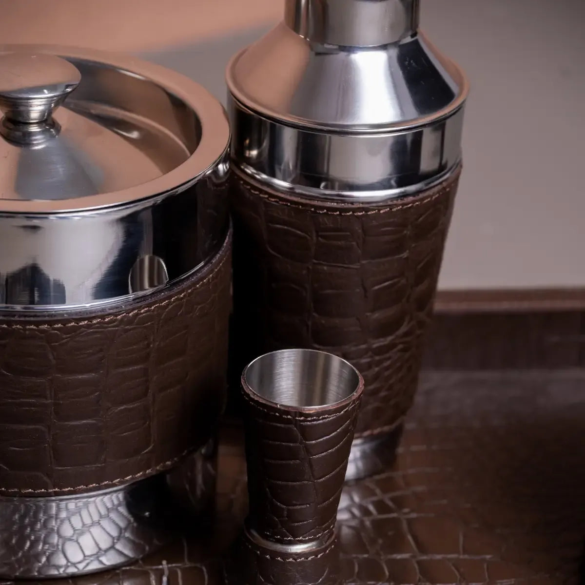 Eden Cocktail Set Brown