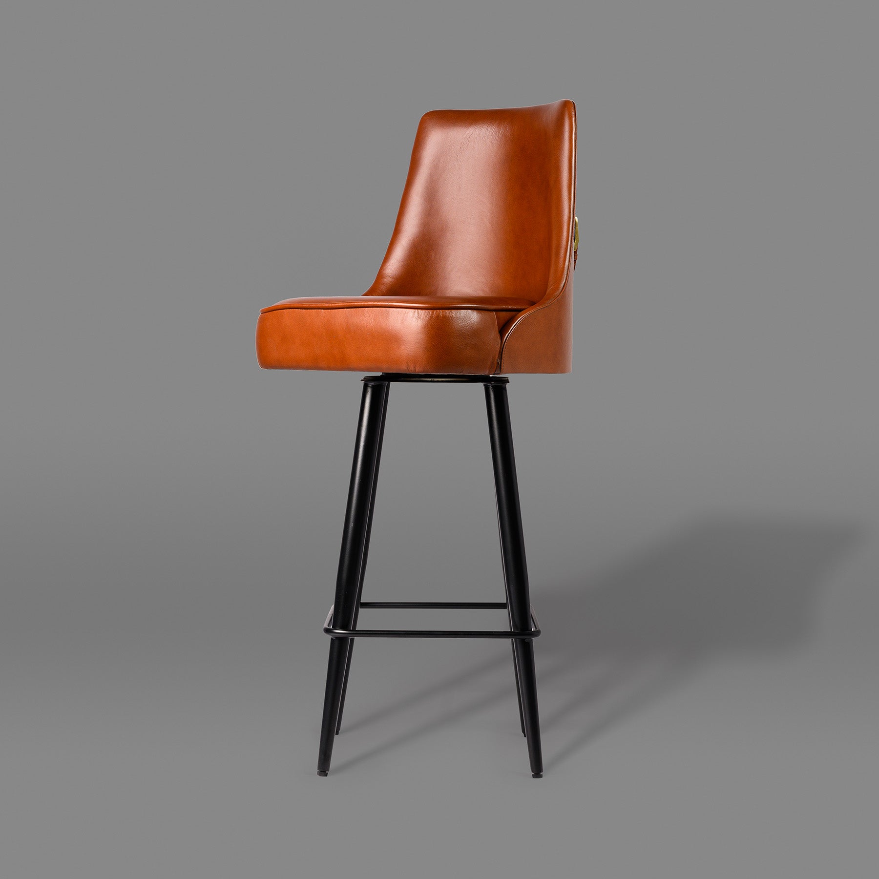 Cognac Bar Stool