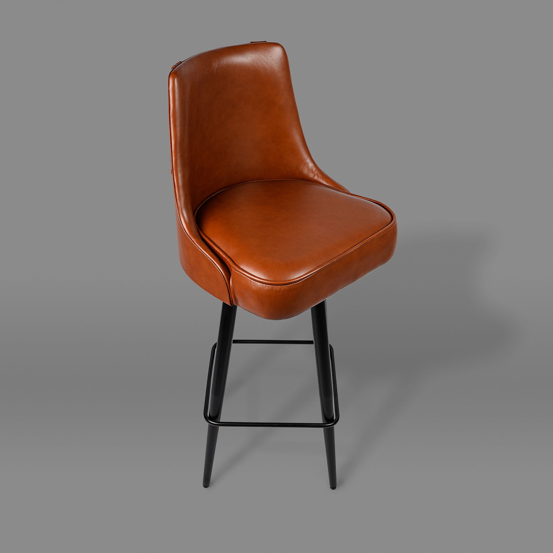 Cognac Bar Stool