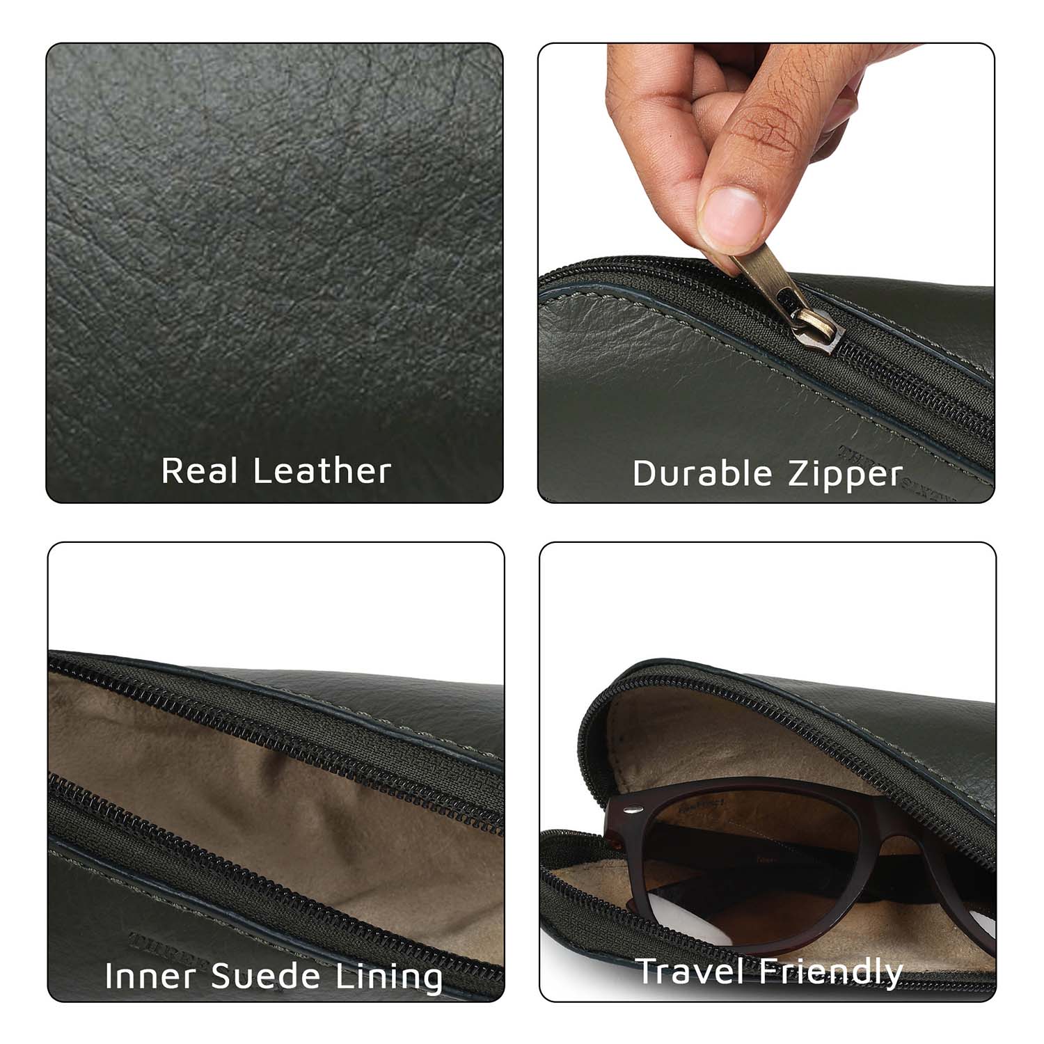 Contour Sunglass Case Waxy Green