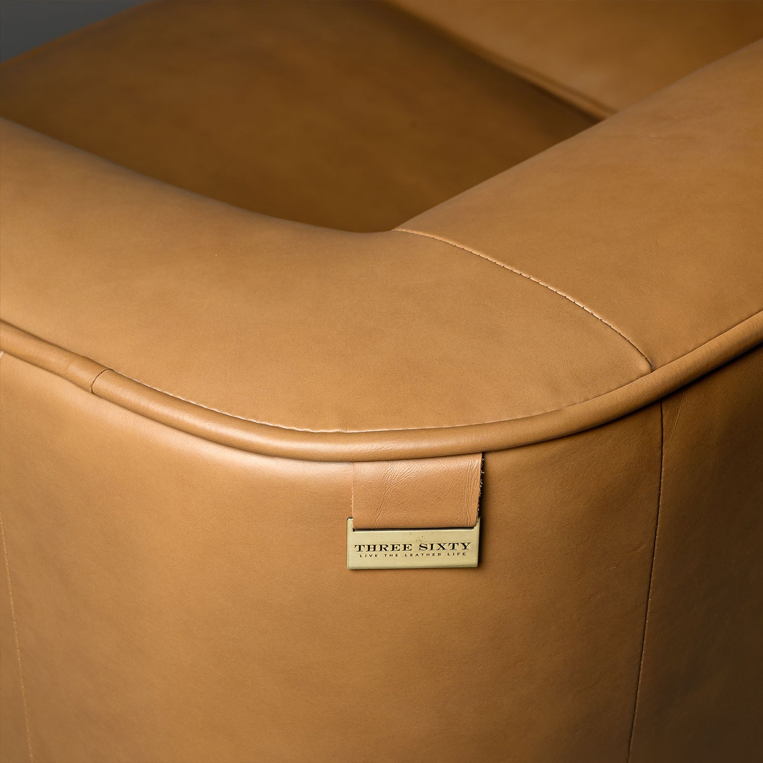 Copenhagen Three Seater Sofa Tan