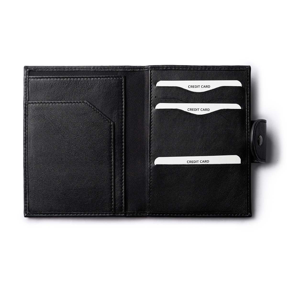 Orbit Smart Passport Holder Bi-Fold Black