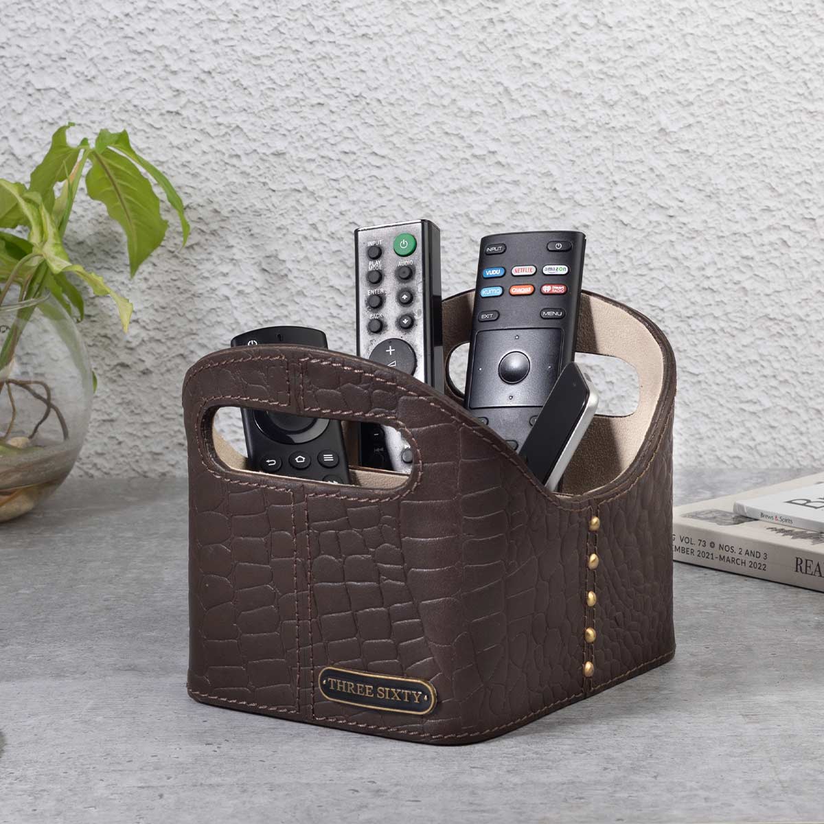 Eden Desk Organiser/Caddy Brown