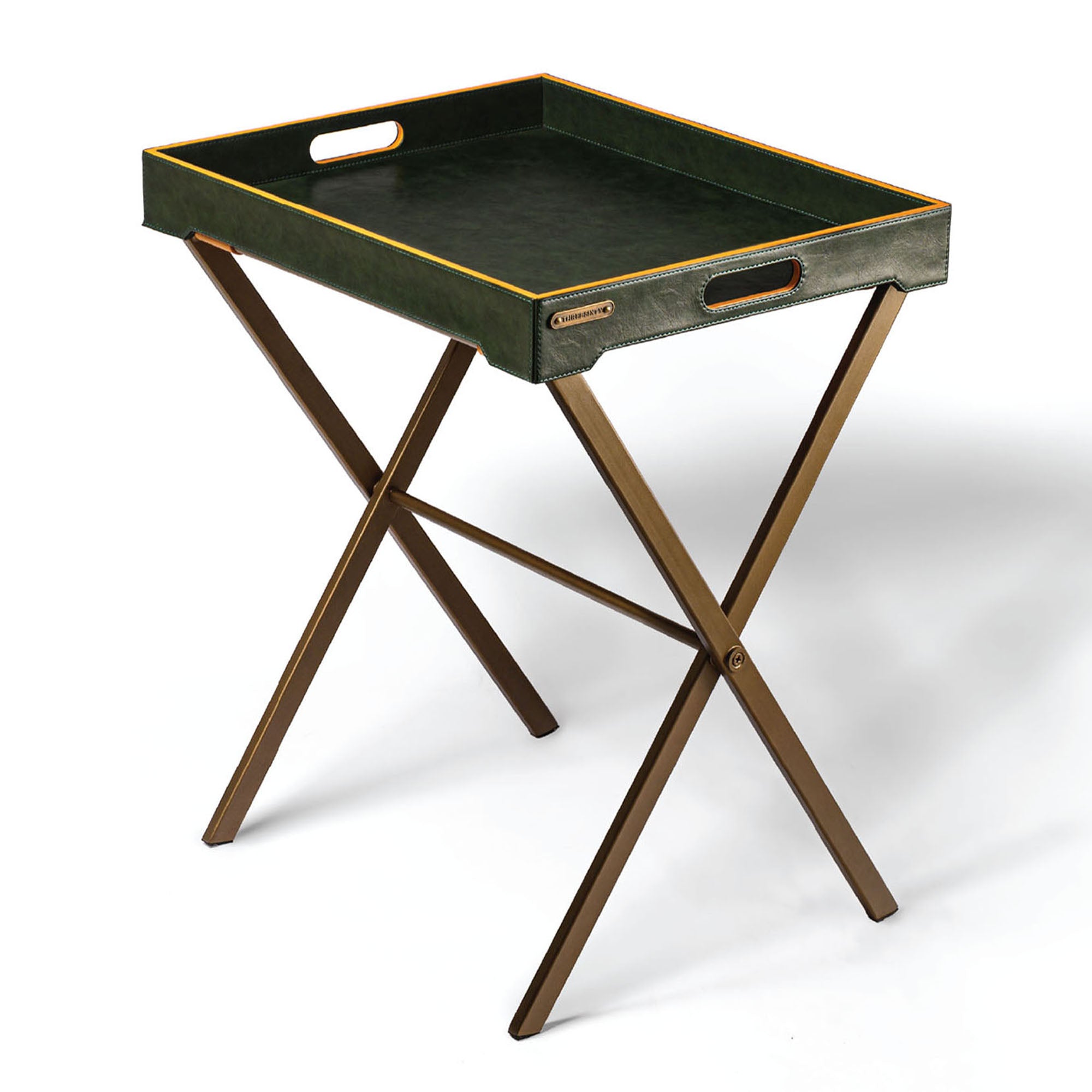 Dual Tone Butler Tray Green