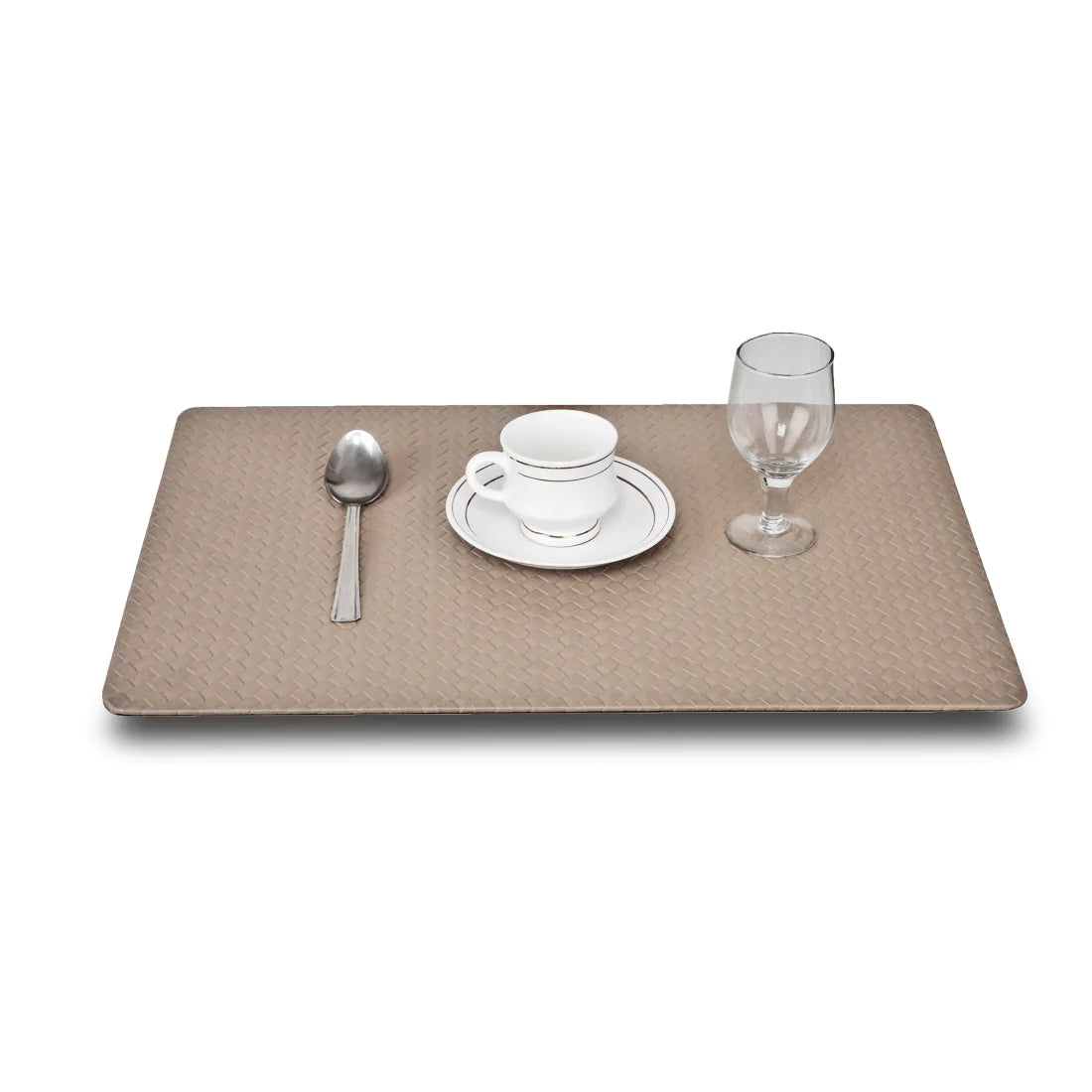 Entwine Place Mat Beige Set of 2