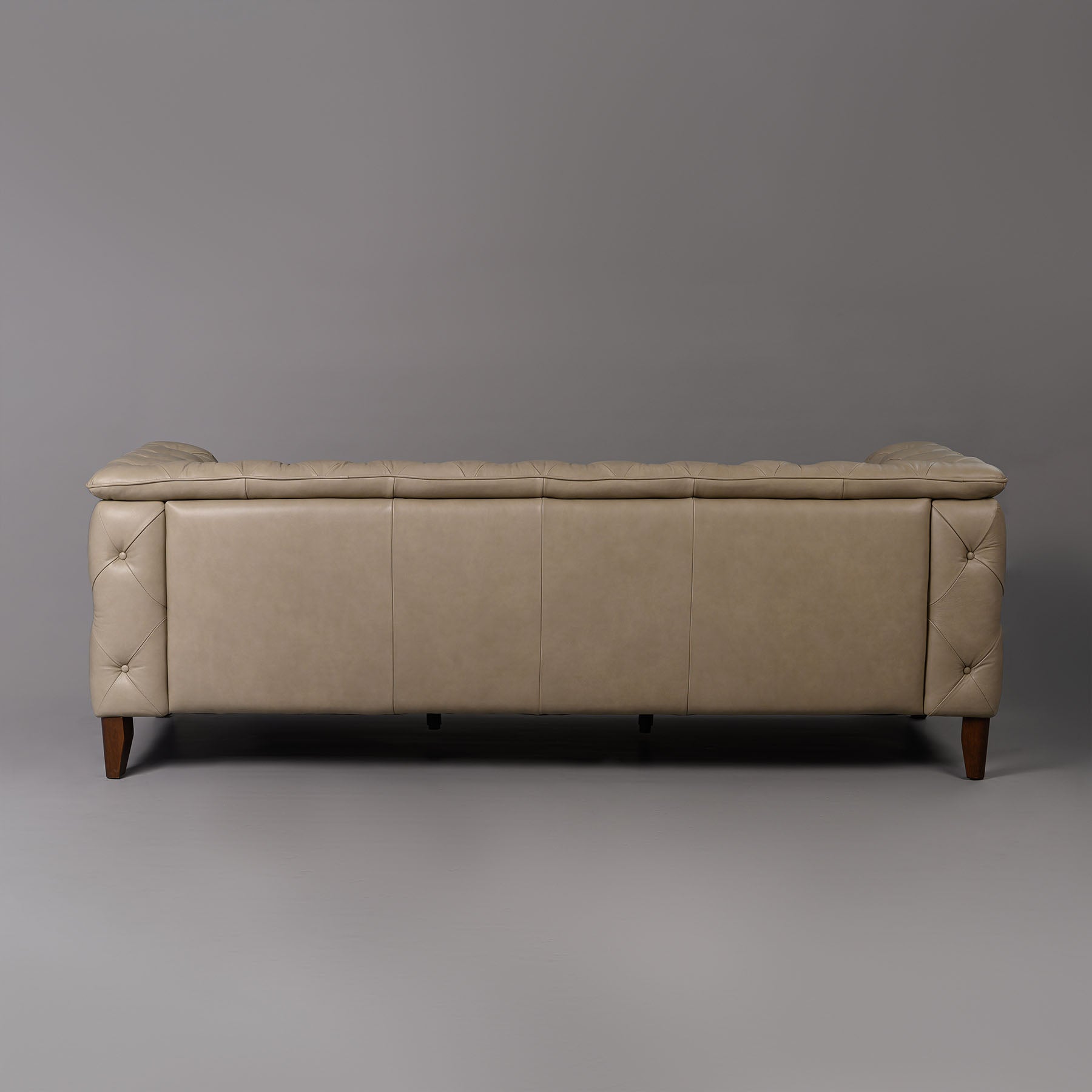 Exeter Chesterfield Three Seater Sofa Beige