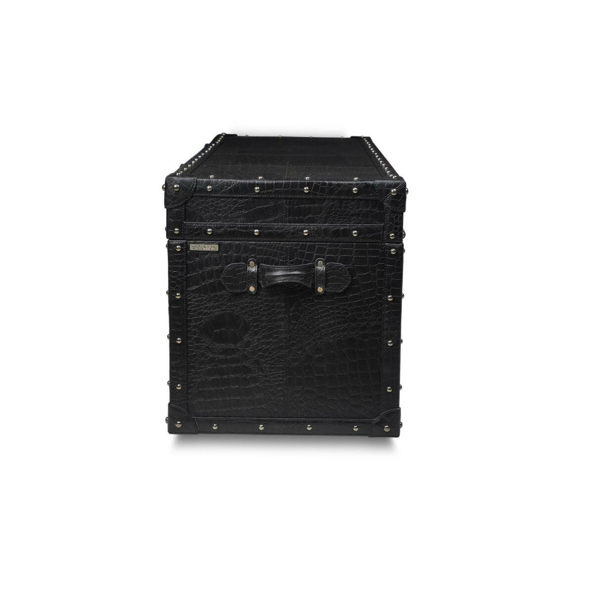 Genuine Leather Chest Of Drawers Black