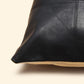 Genuine Leather Cushion-Black