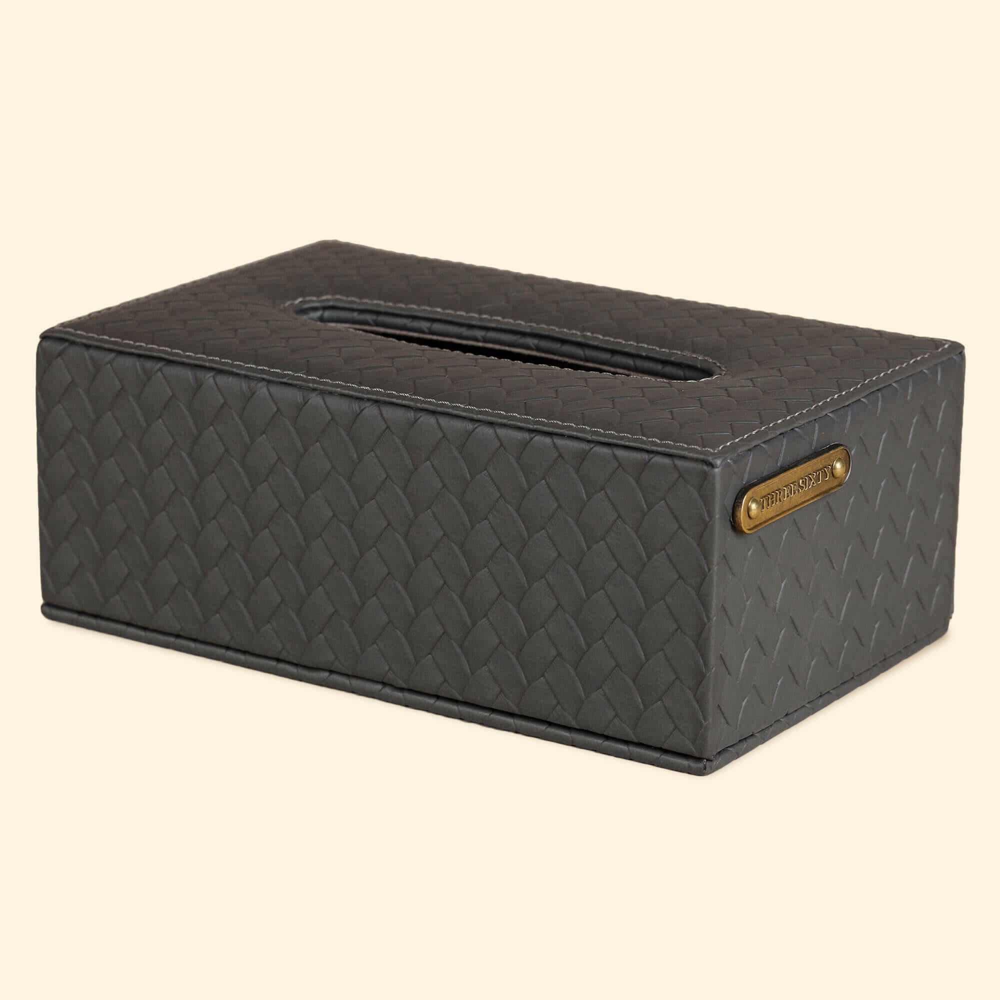 Entwine Grey Tissue Box