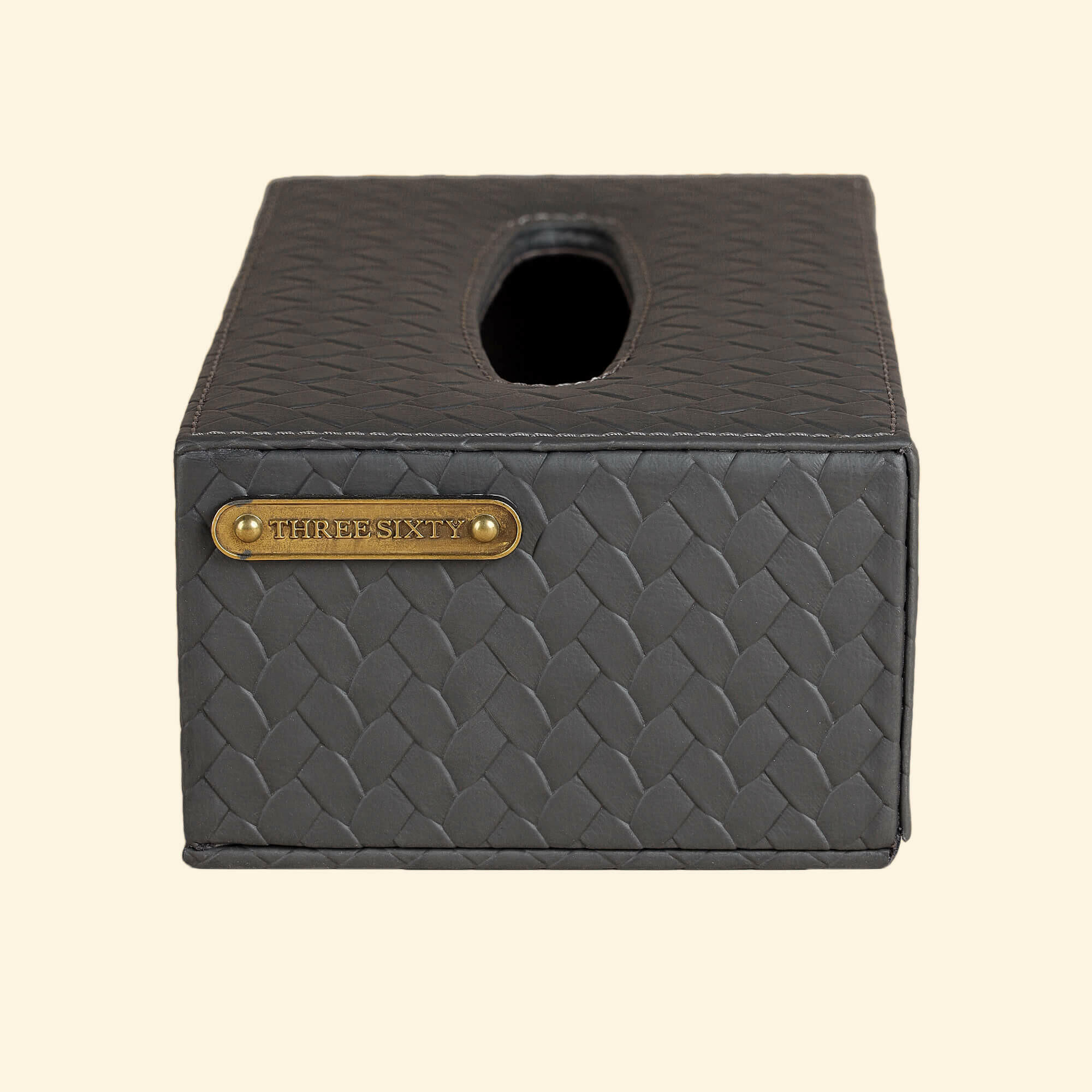 Entwine Grey Tissue Box