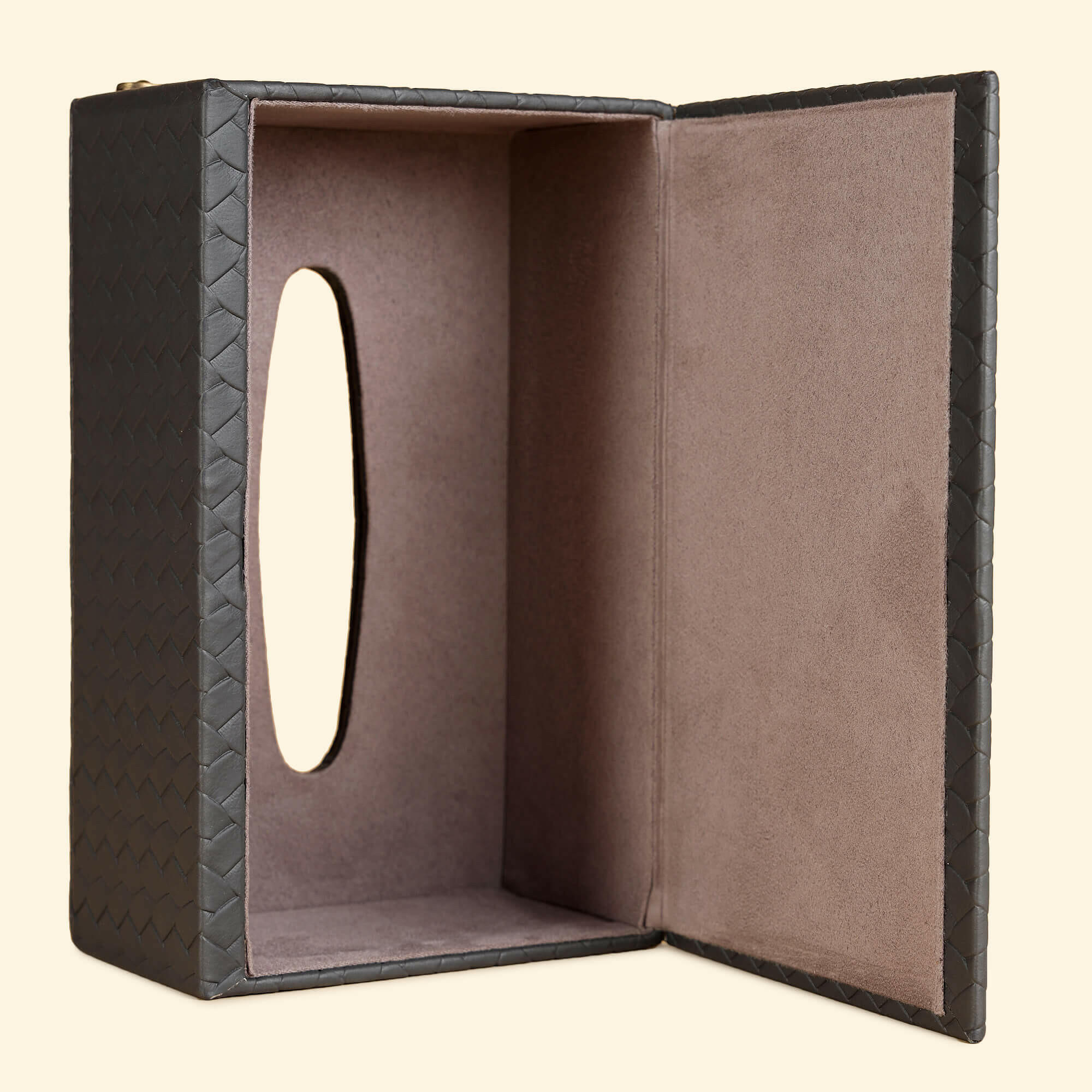Entwine Grey Tissue Box