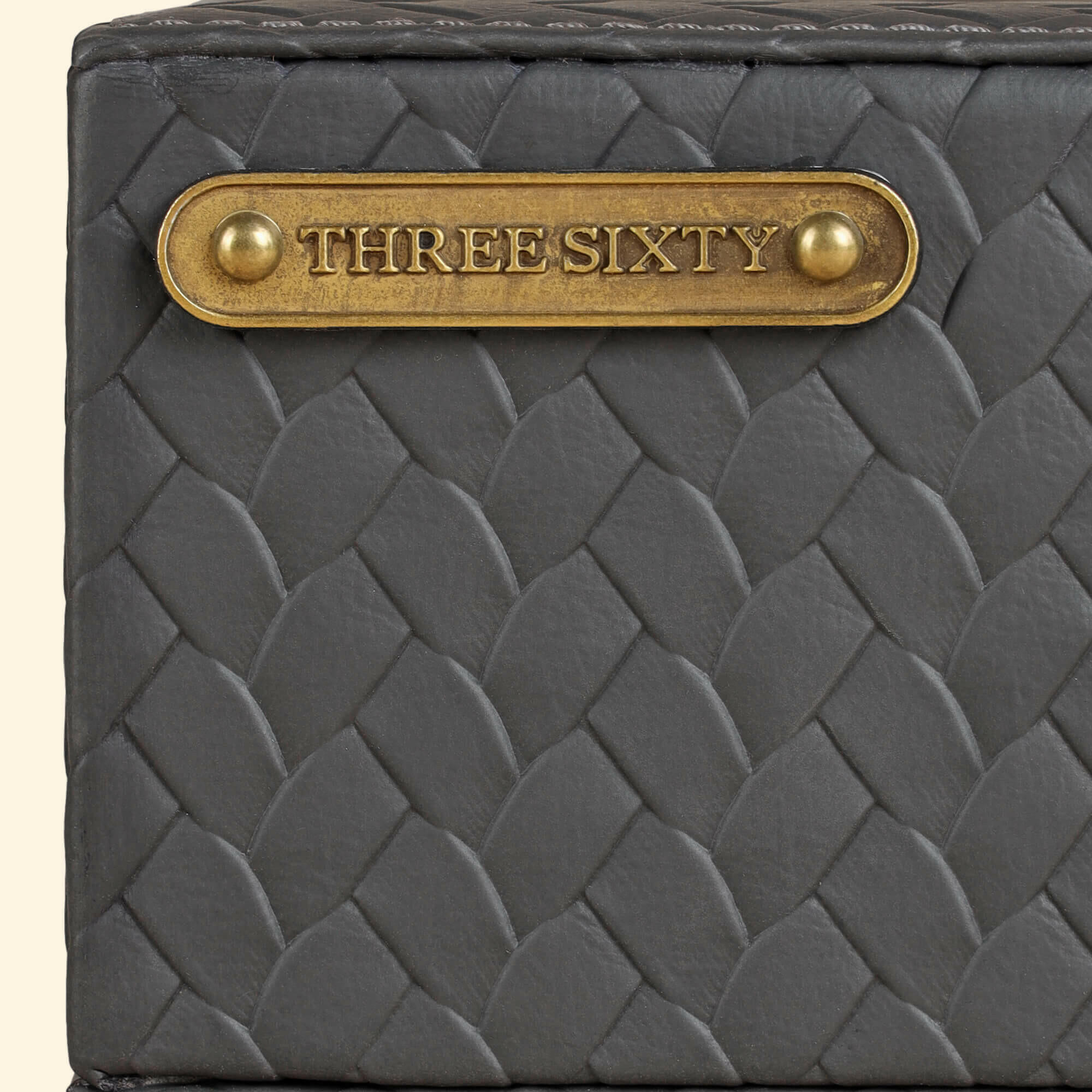 Entwine Grey Tissue Box