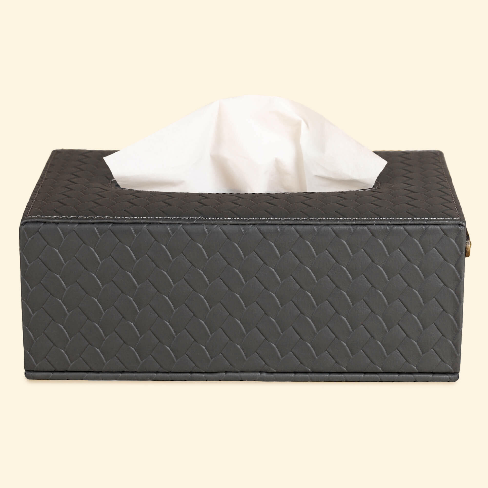 Entwine Grey Tissue Box