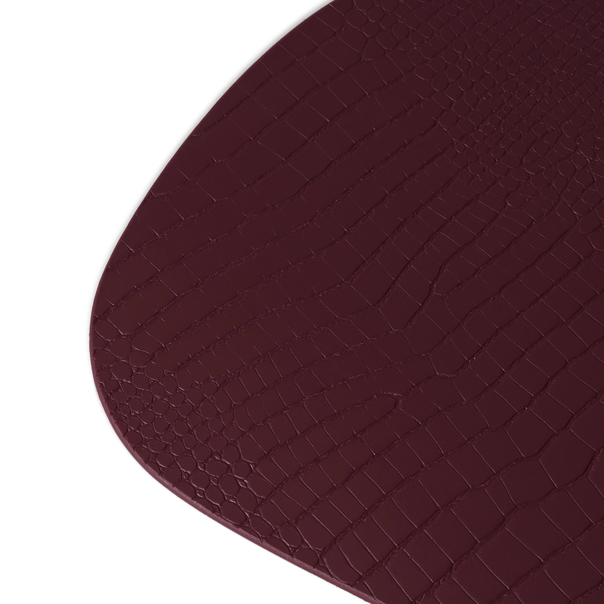 Sterling Croco Mousepad Bordeaux