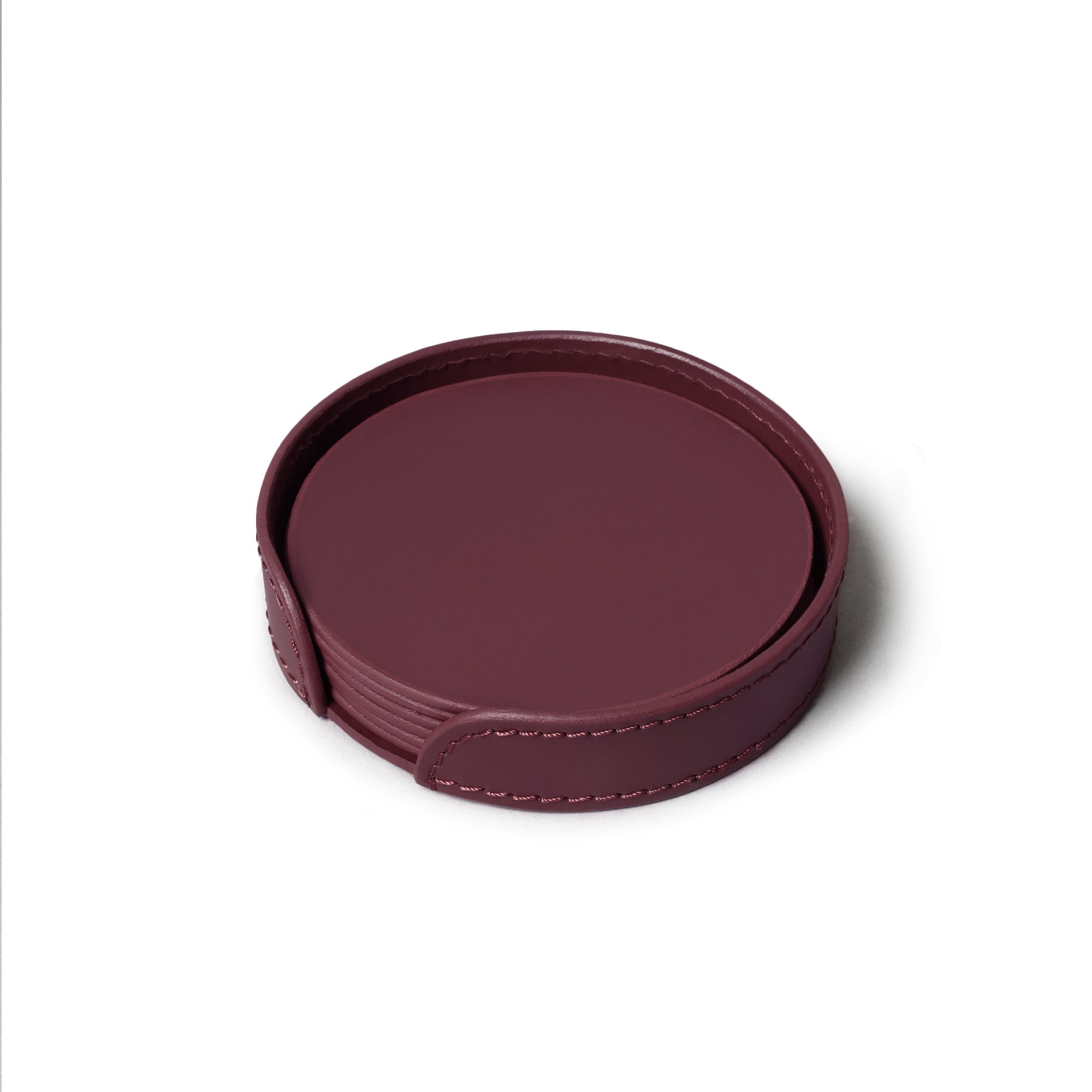 Sterling Classic Coasters Round Bordeaux
