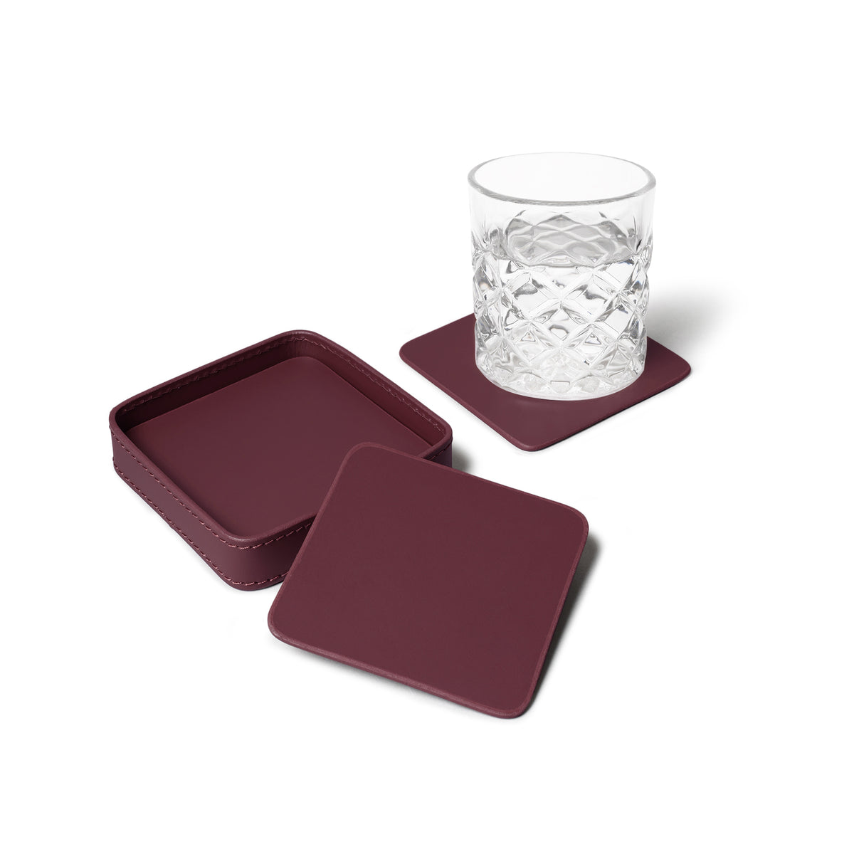 Sterling Classic Coasters Square Bordeaux