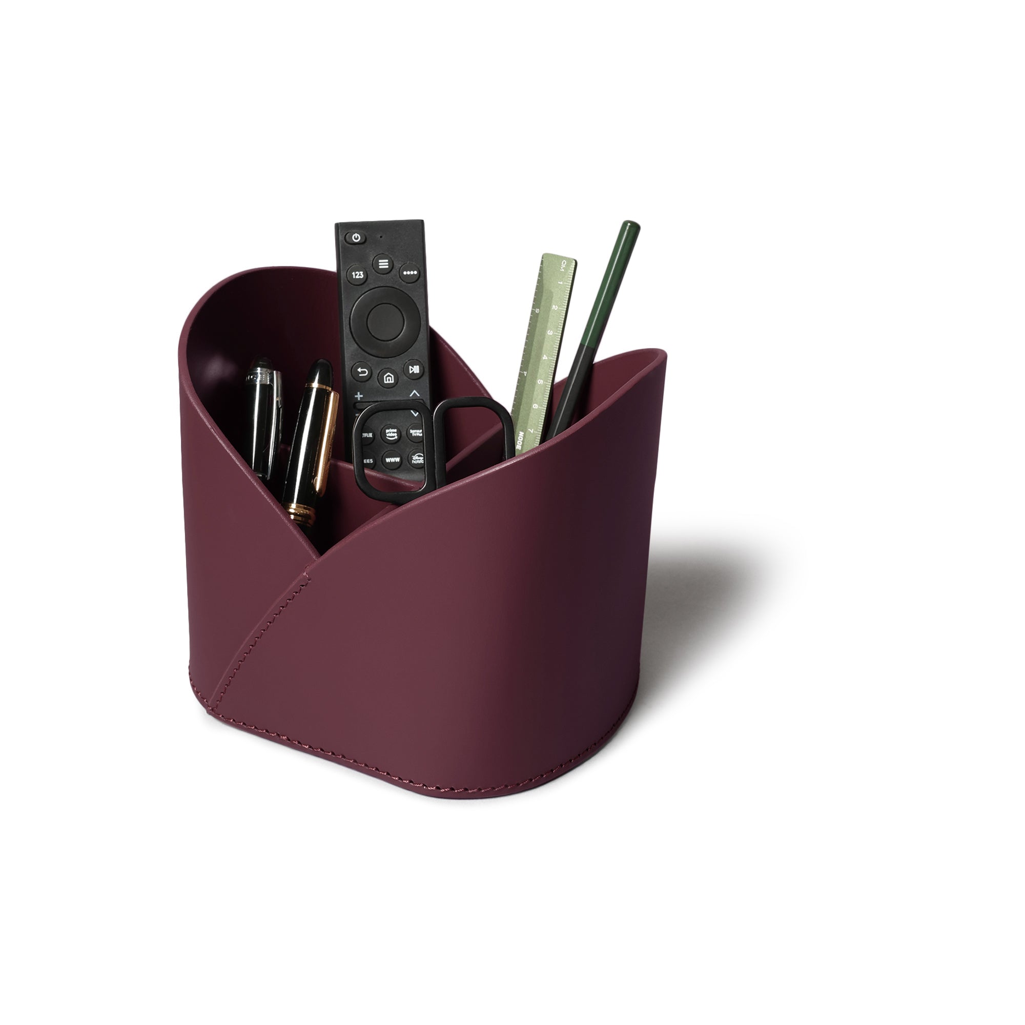 Sterling Classic Multipurpose Desk Caddy Bordeaux