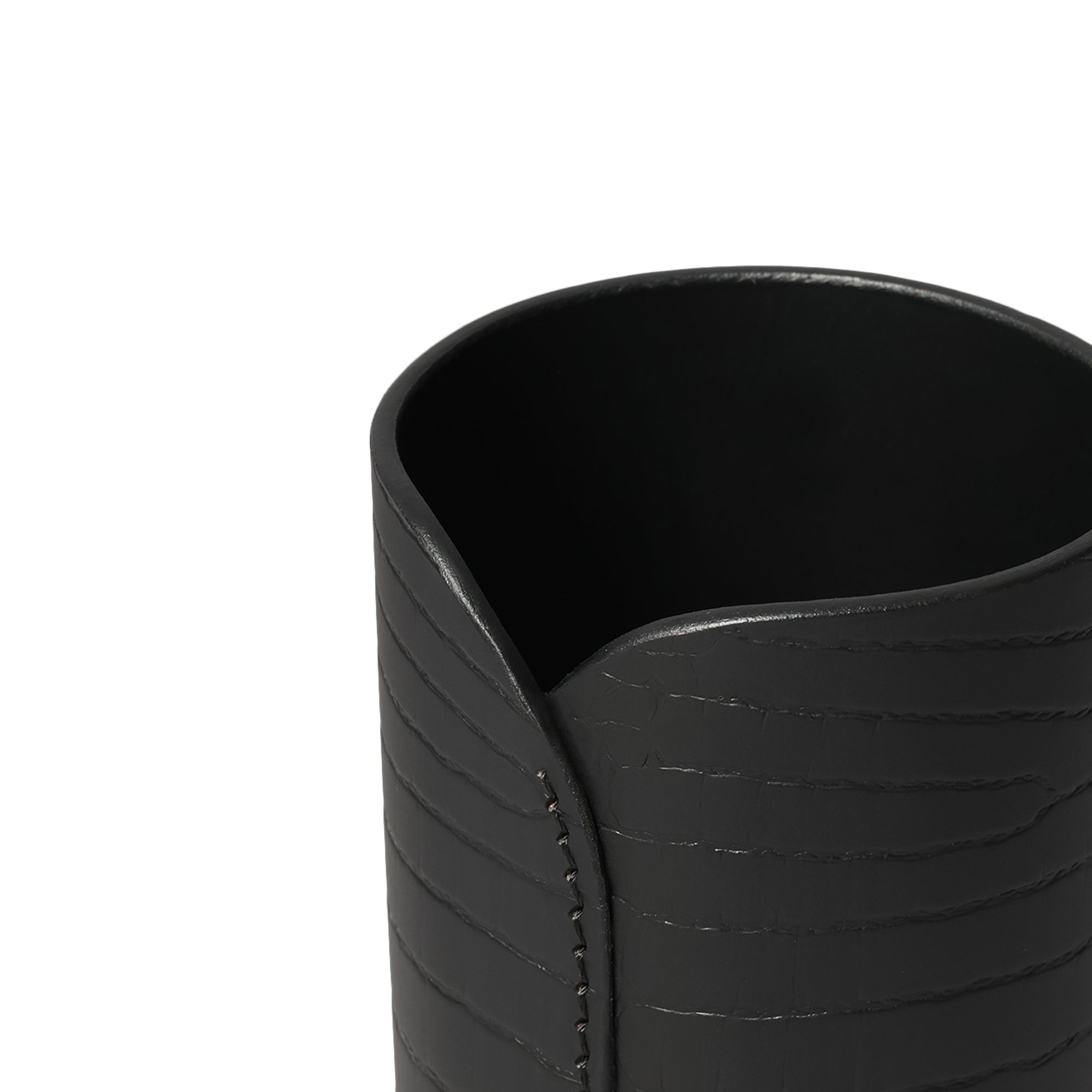 Sterling Croco Pencup Black