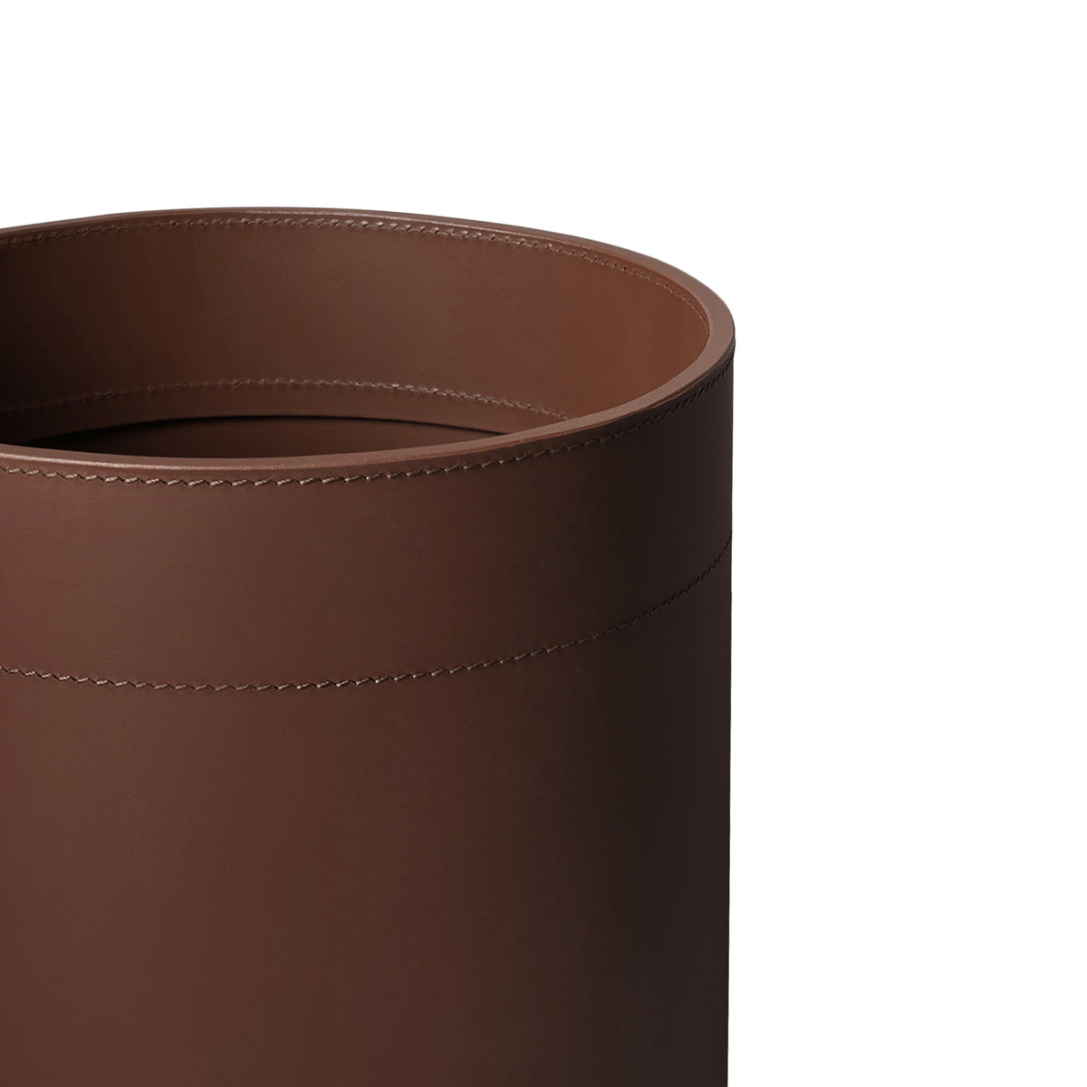 Sterling Classic Wastebin With Metal Inner Antique Brown