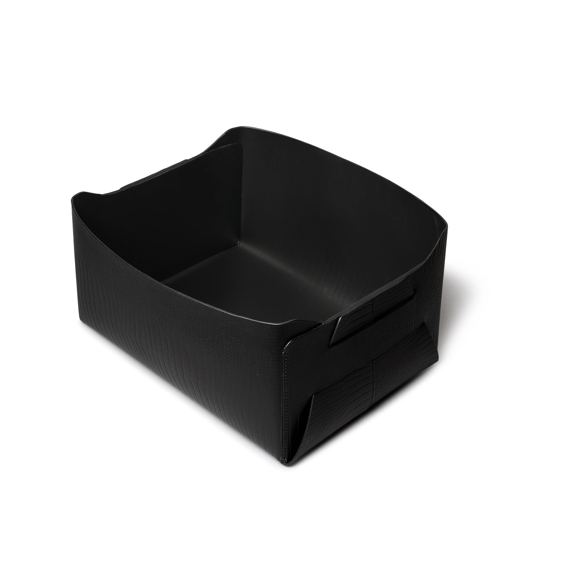 Sterling Croco Multipurpose Basket Black