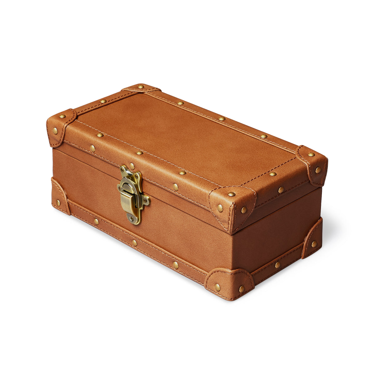 Trunke Keepsake Box Tan