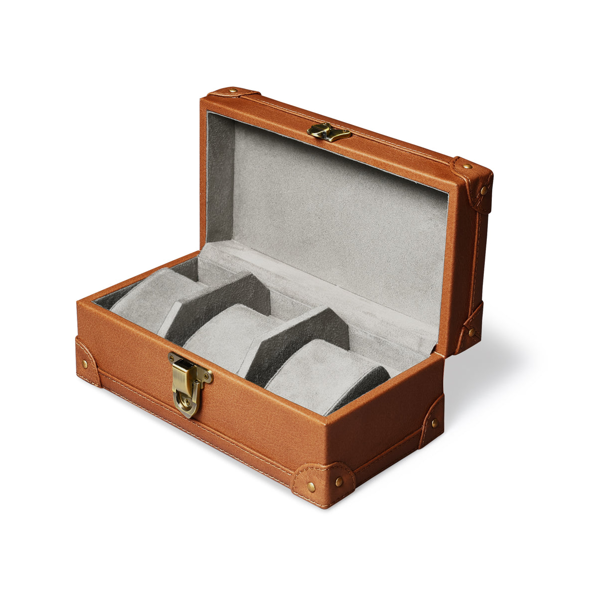 Meridian Trio Watch Box Tan