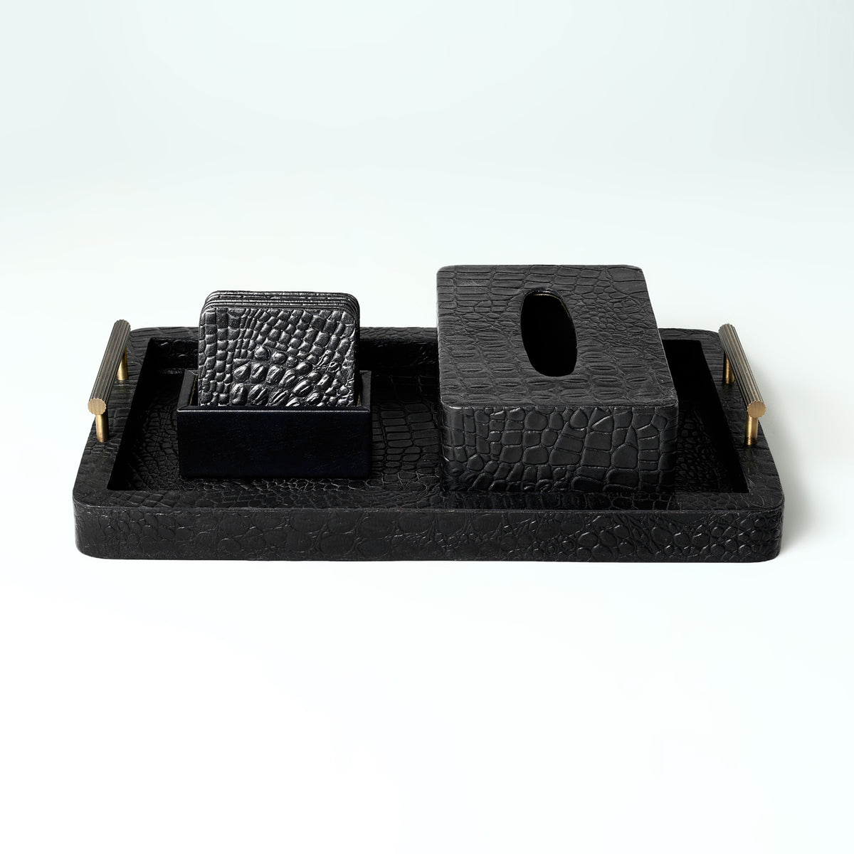 Arden Tabletop Set Rectangle Black