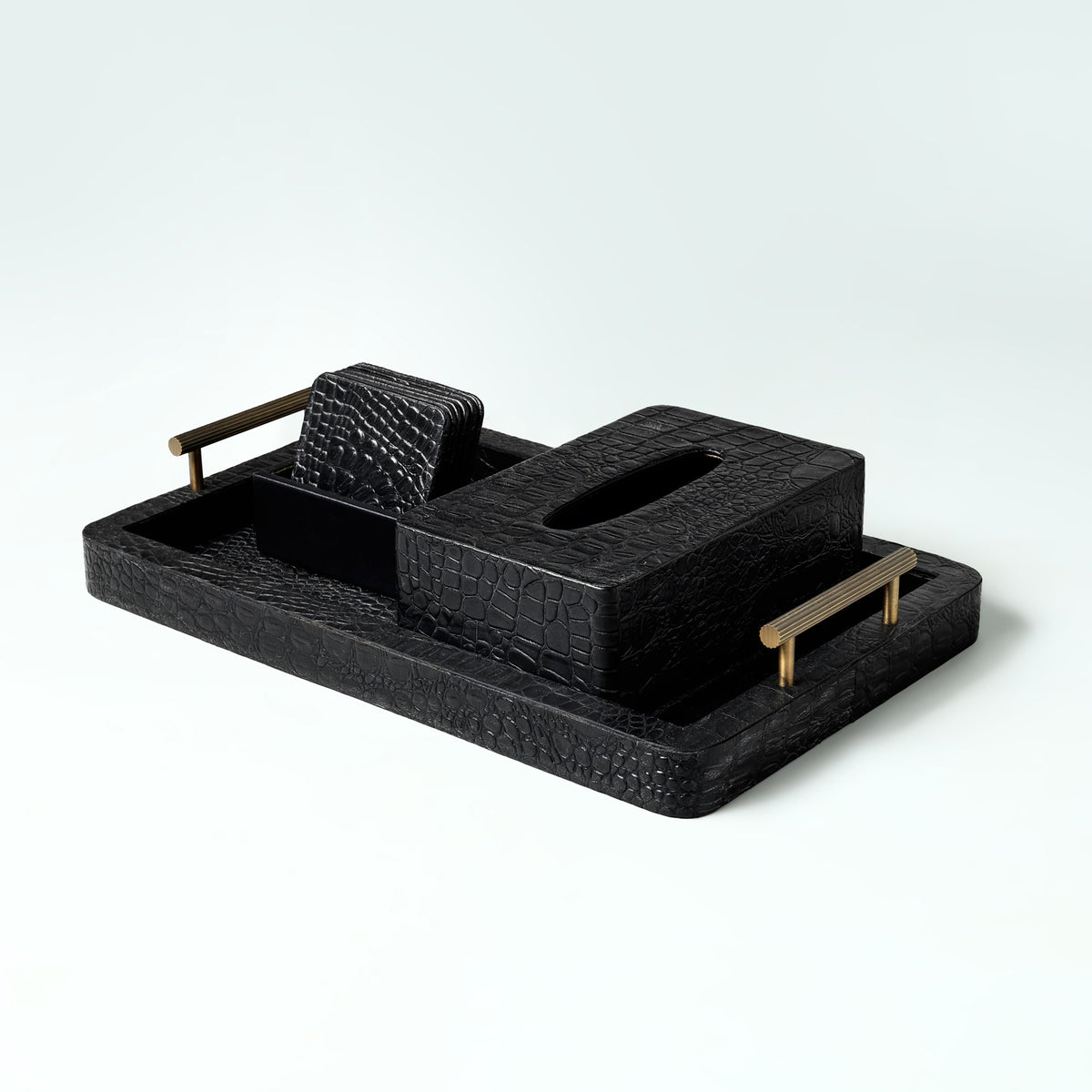 Arden Tabletop Set Rectangle Black