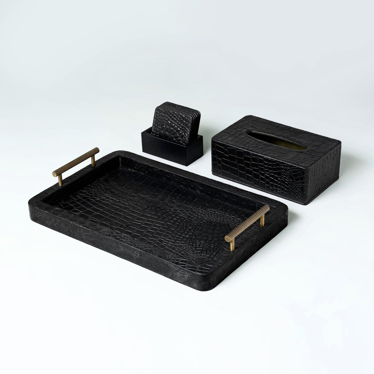 Arden Tabletop Set Rectangle Black